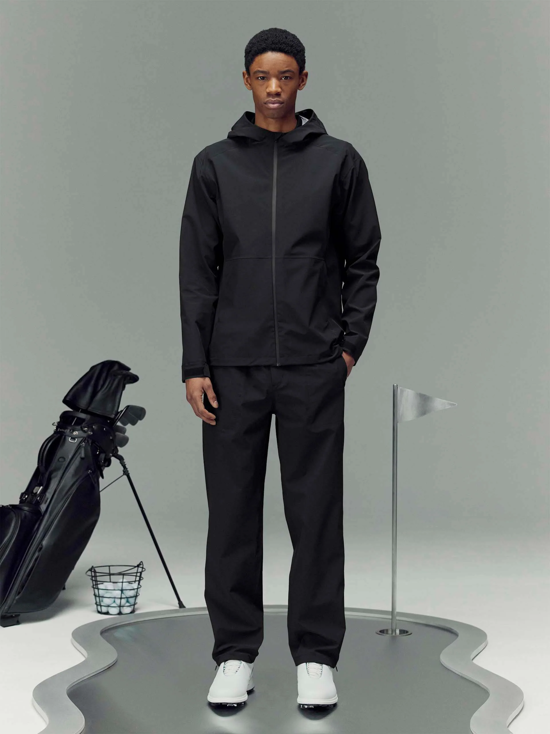 Waterproof Golf Pant in Black - Image 2