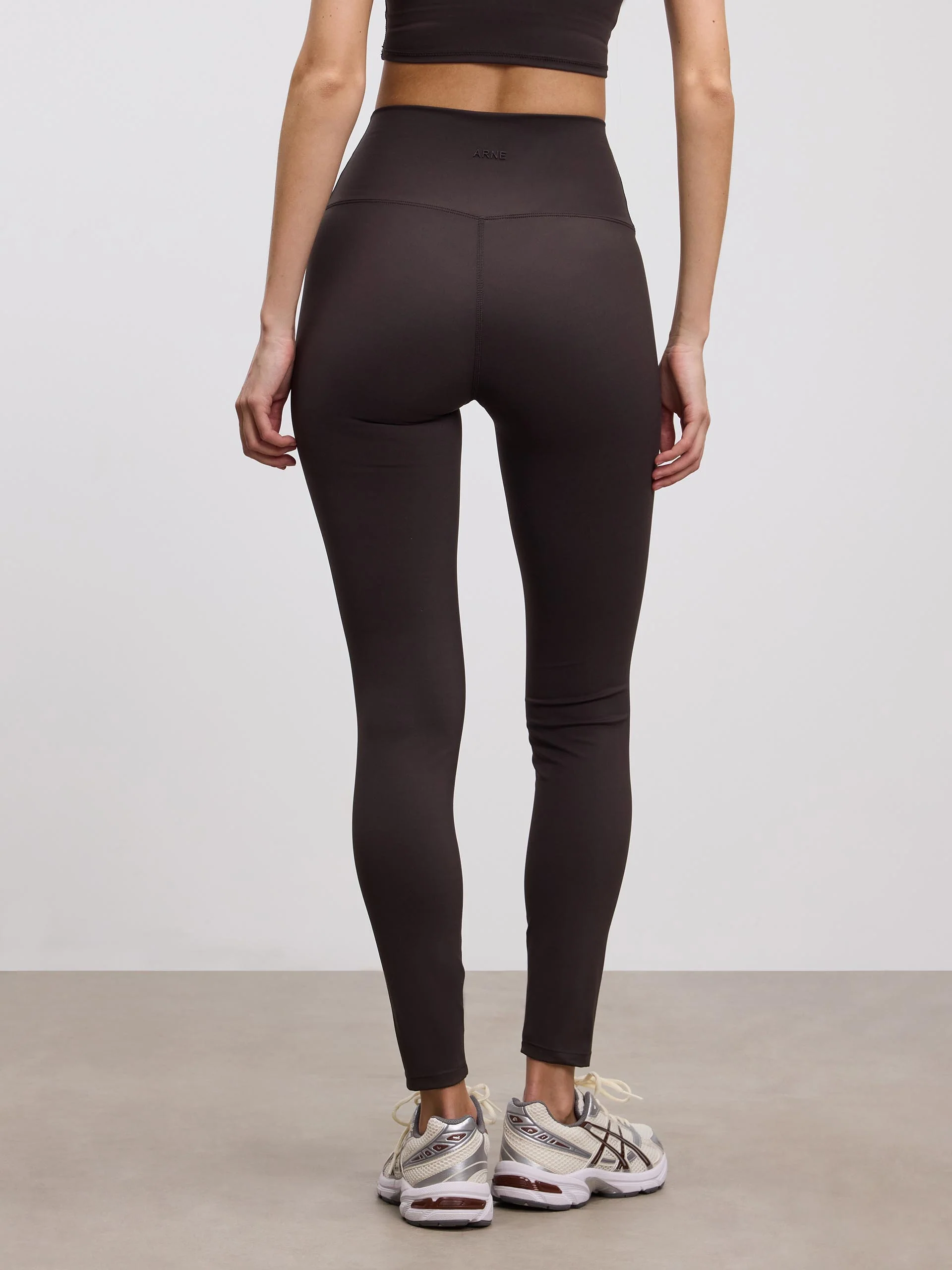 Womens Active Legging in Brown - Image 3
