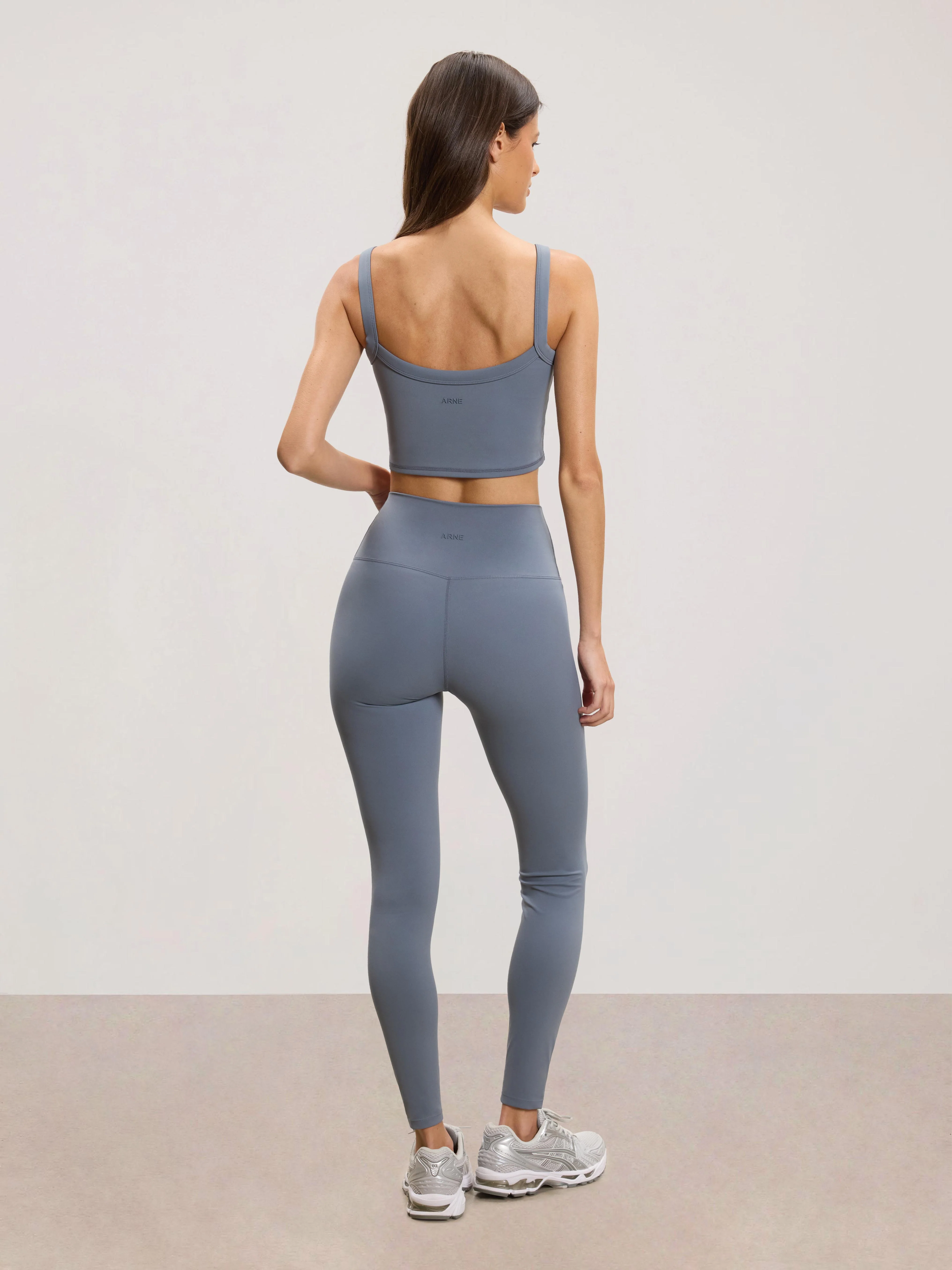 Womens Active Legging in Dove Blue - Image 5