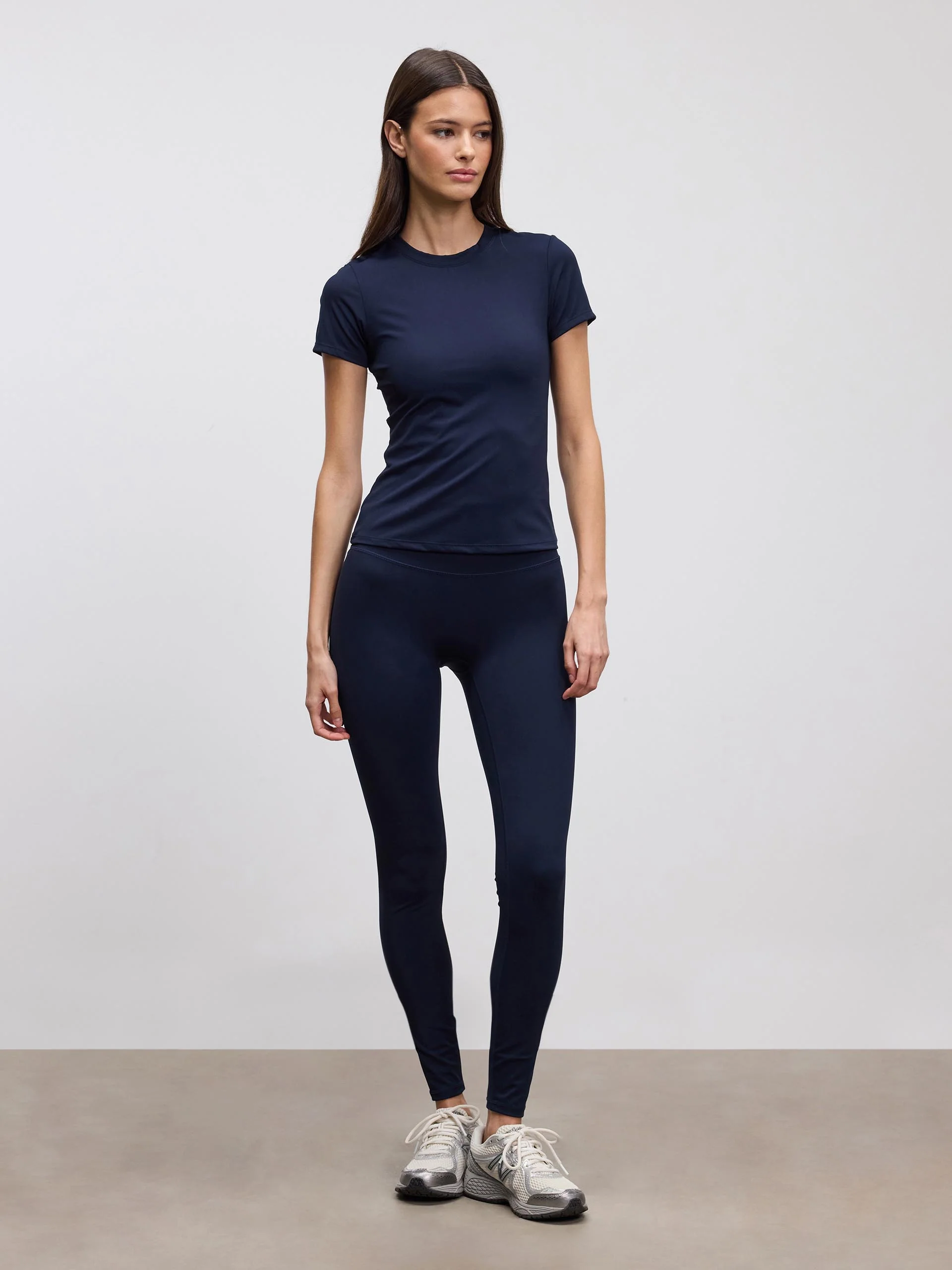 Womens Active Legging in Navy - Image 3