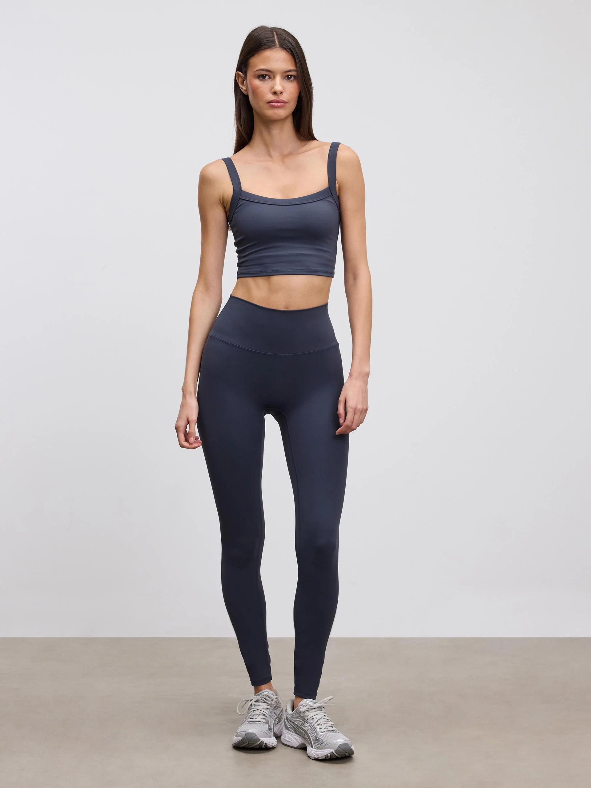 Womens Active Legging in Slate Blue - Image 3