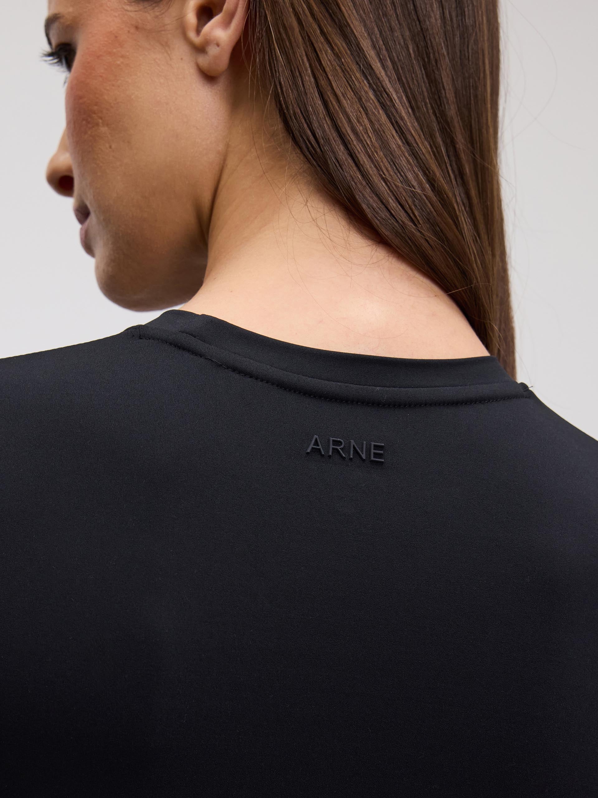 Womens Active Long Sleeve T-Shirt in Black - Image 5