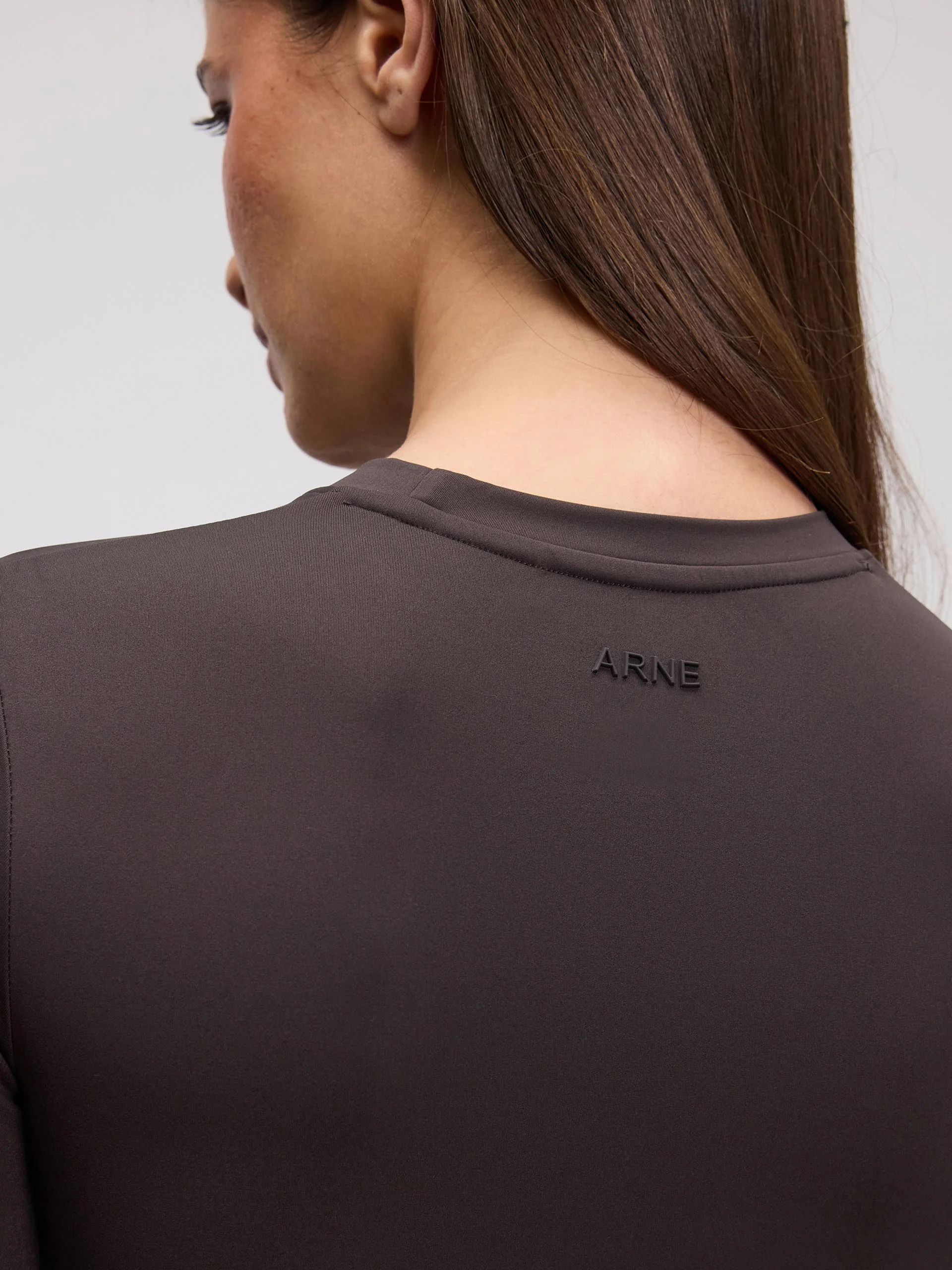Womens Active Long Sleeve T-Shirt in Brown - Image 6