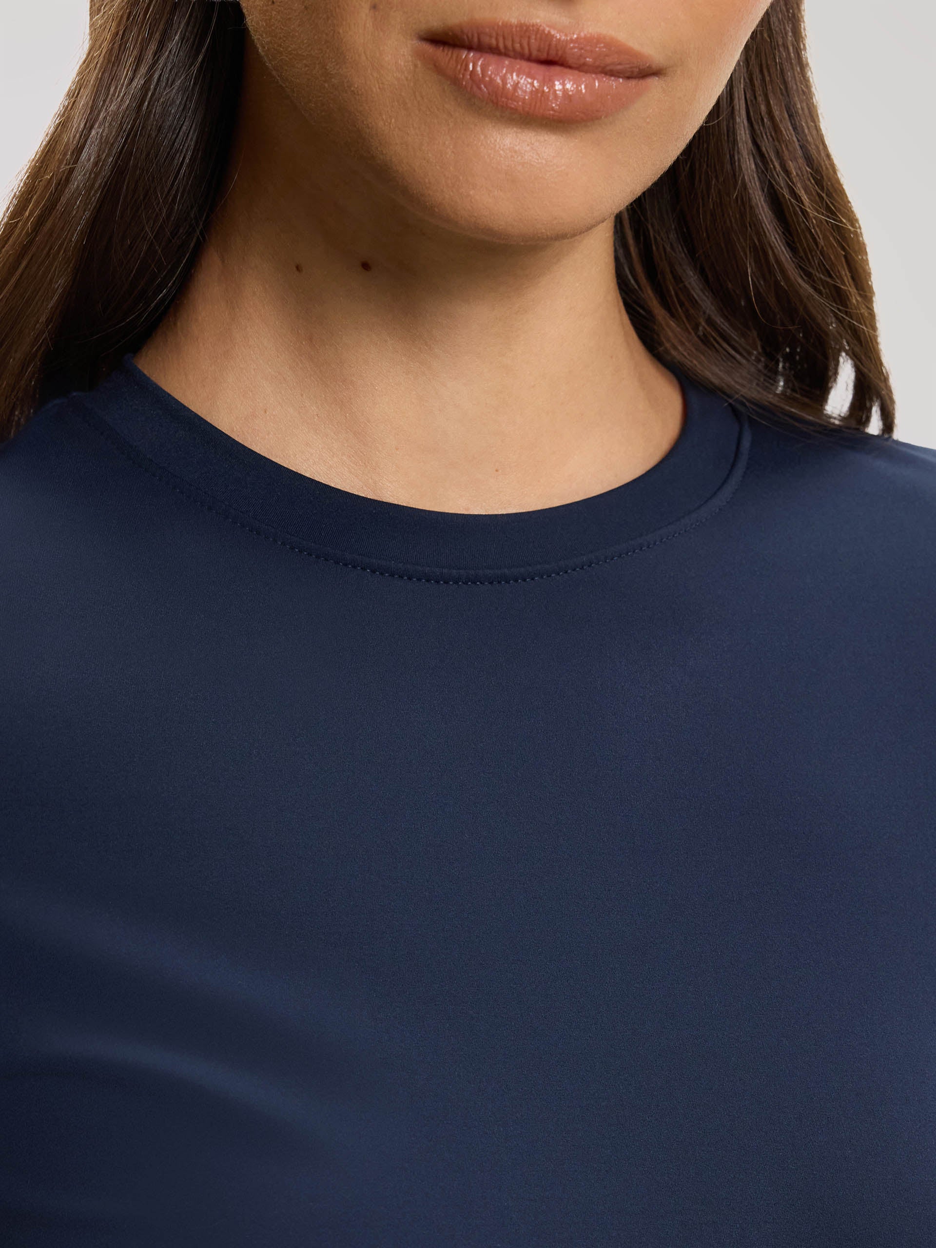 Womens Active Long Sleeve T-Shirt in Navy - Image 4