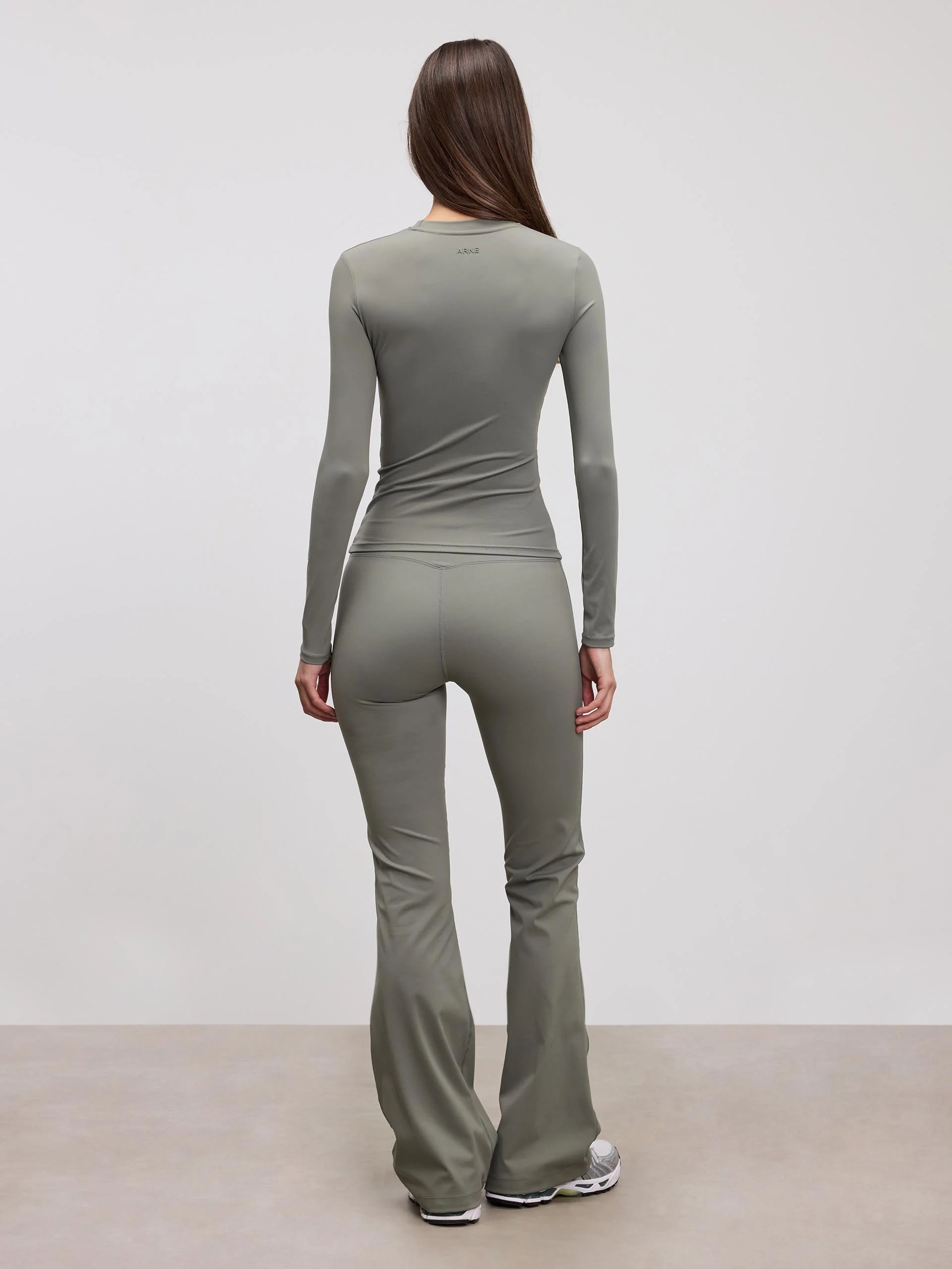 Womens Active Long Sleeve T-Shirt in Sage - Image 3