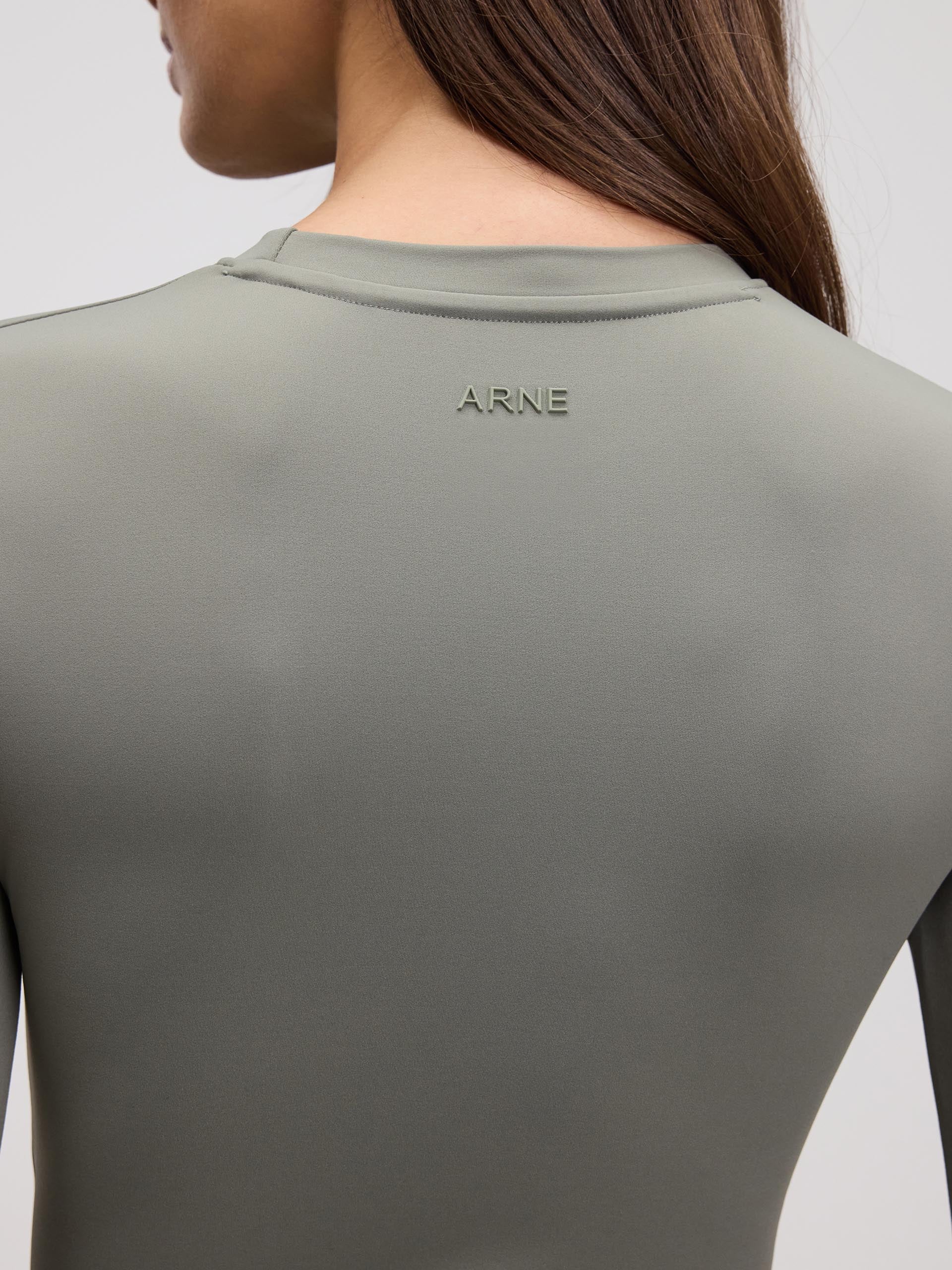 Womens Active Long Sleeve T-Shirt in Sage - Image 5