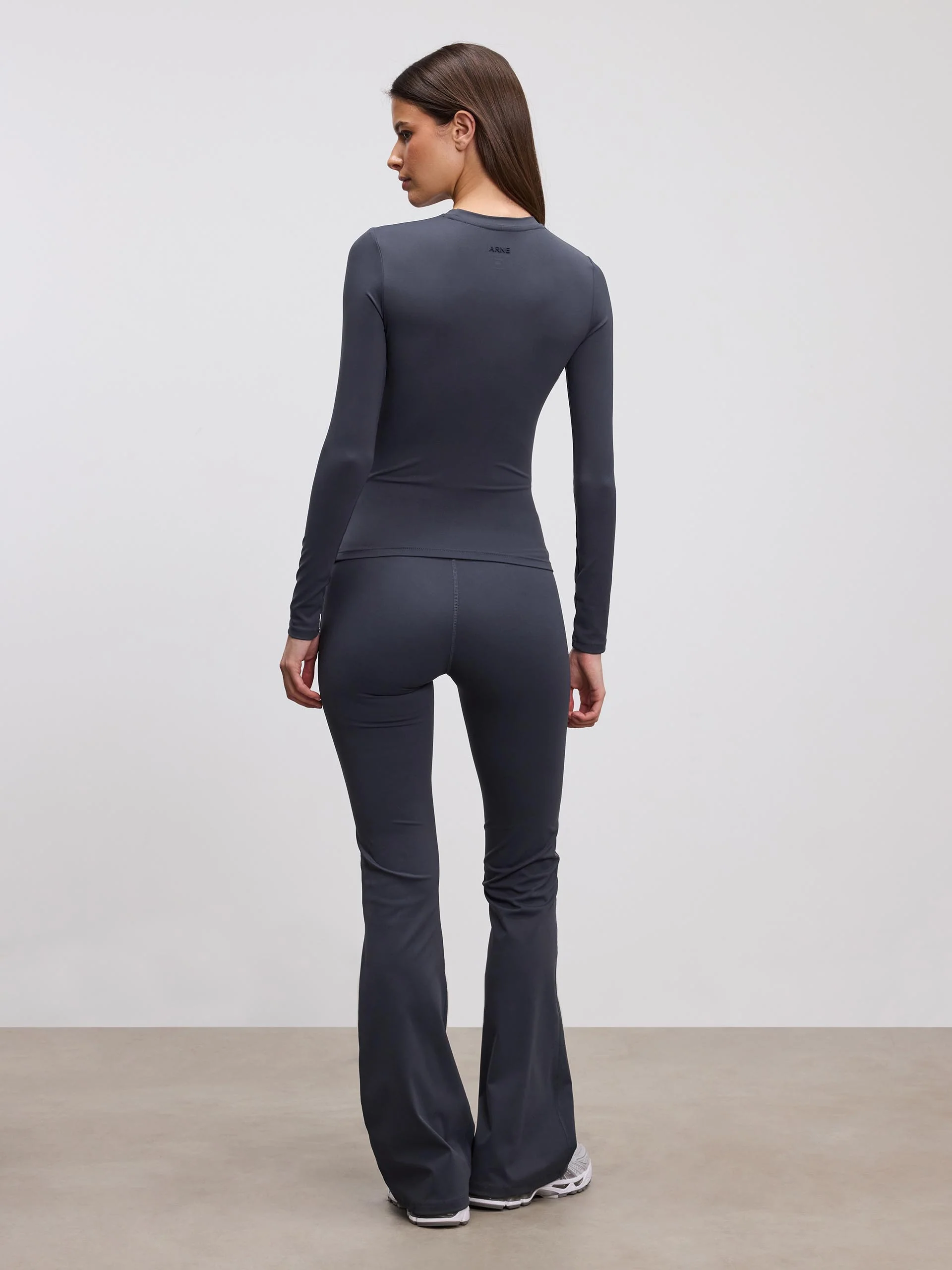 Womens Active Long Sleeve T-Shirt in Slate Blue - Image 3