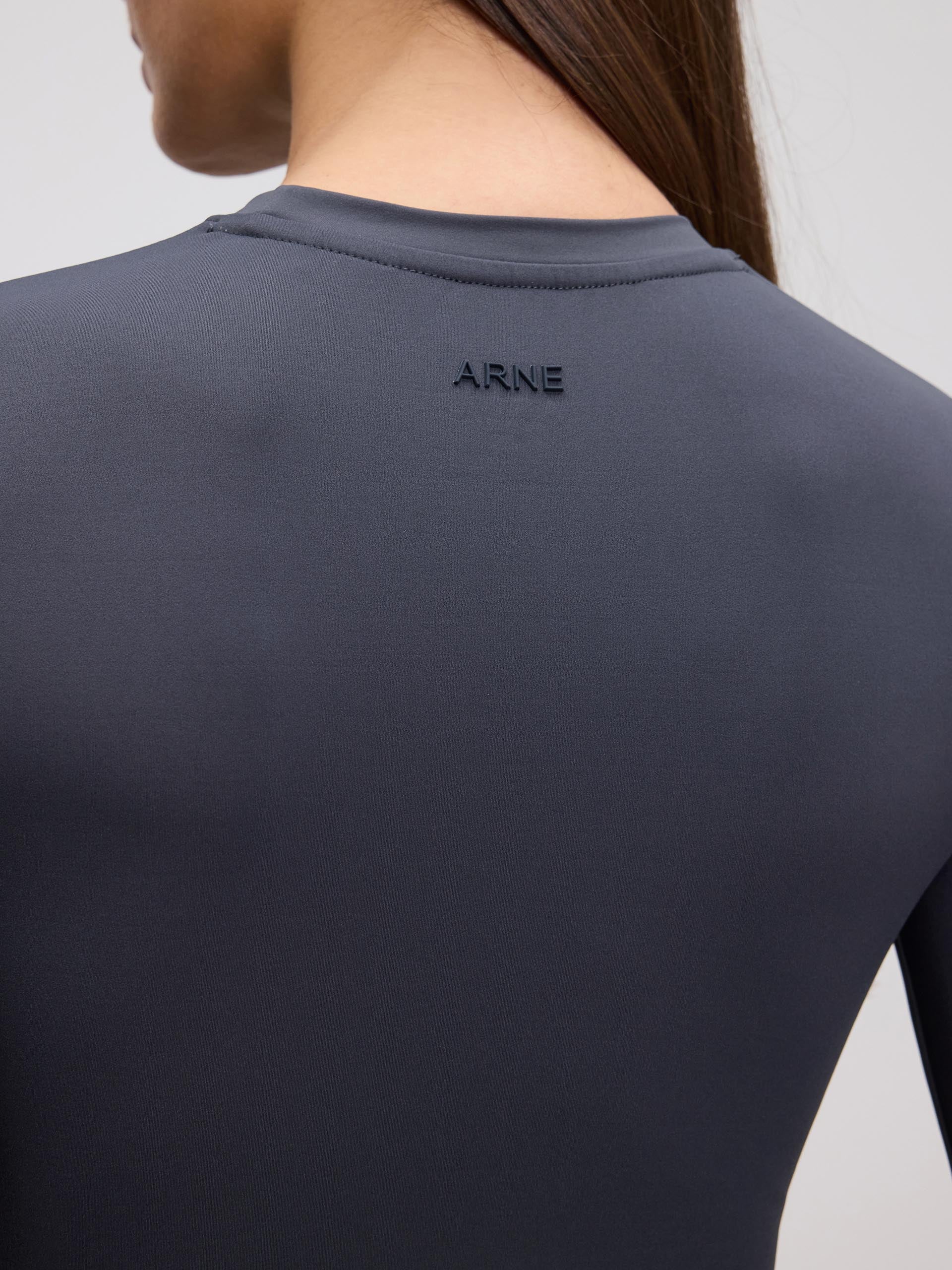Womens Active Long Sleeve T-Shirt in Slate Blue - Image 5