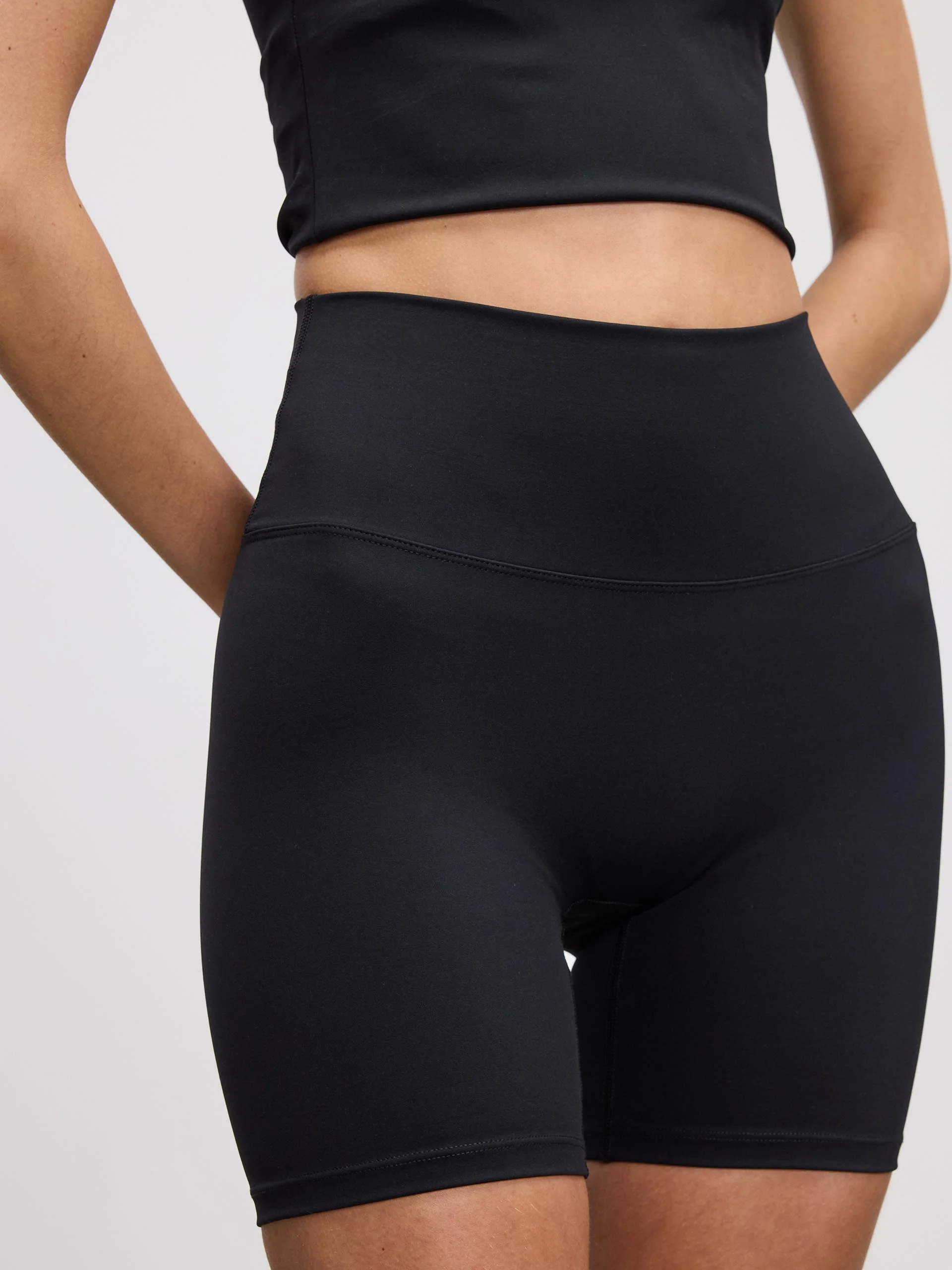 Womens Active Short in Black - Image 5