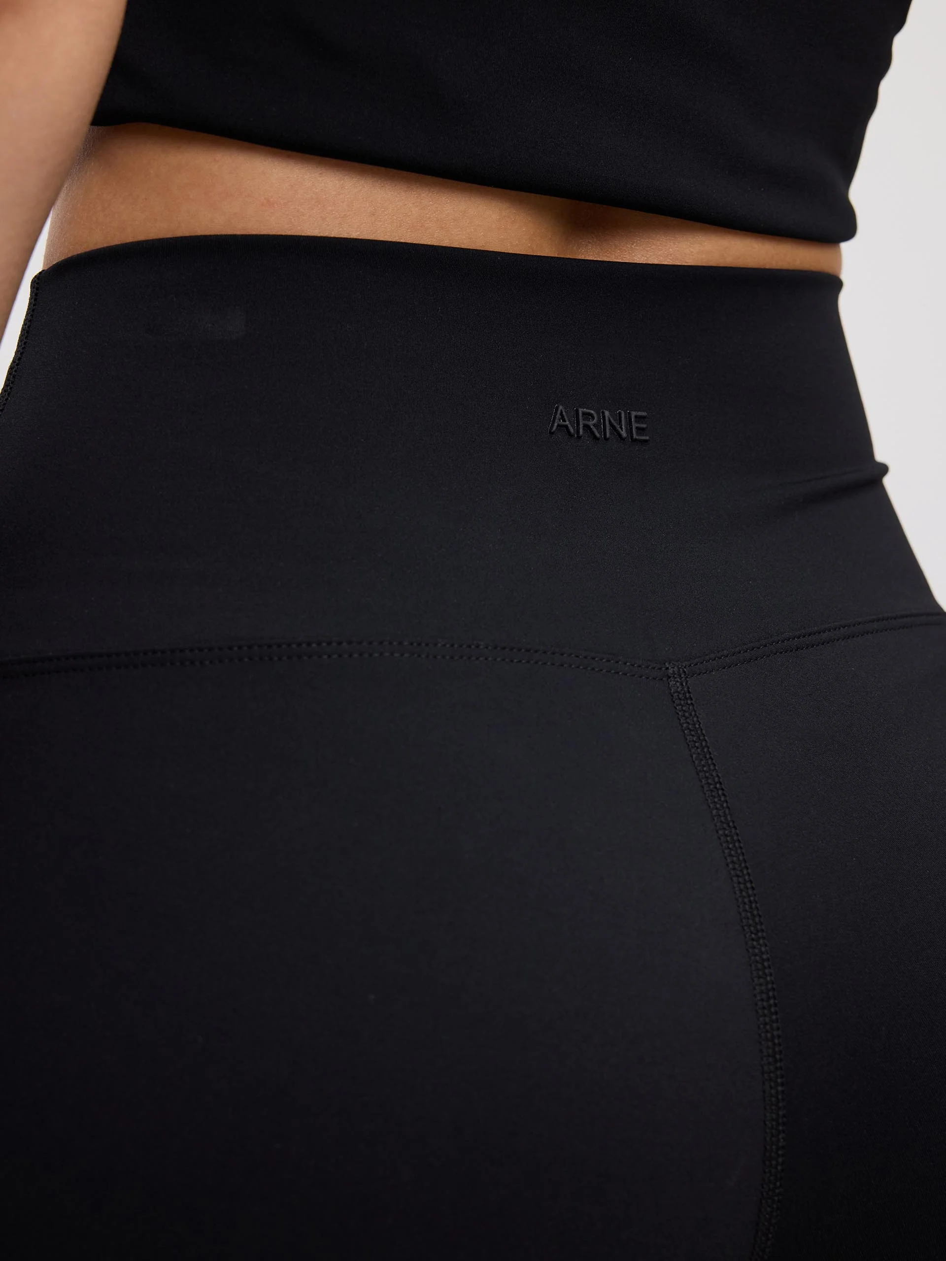 Womens Active Short in Black - Image 7
