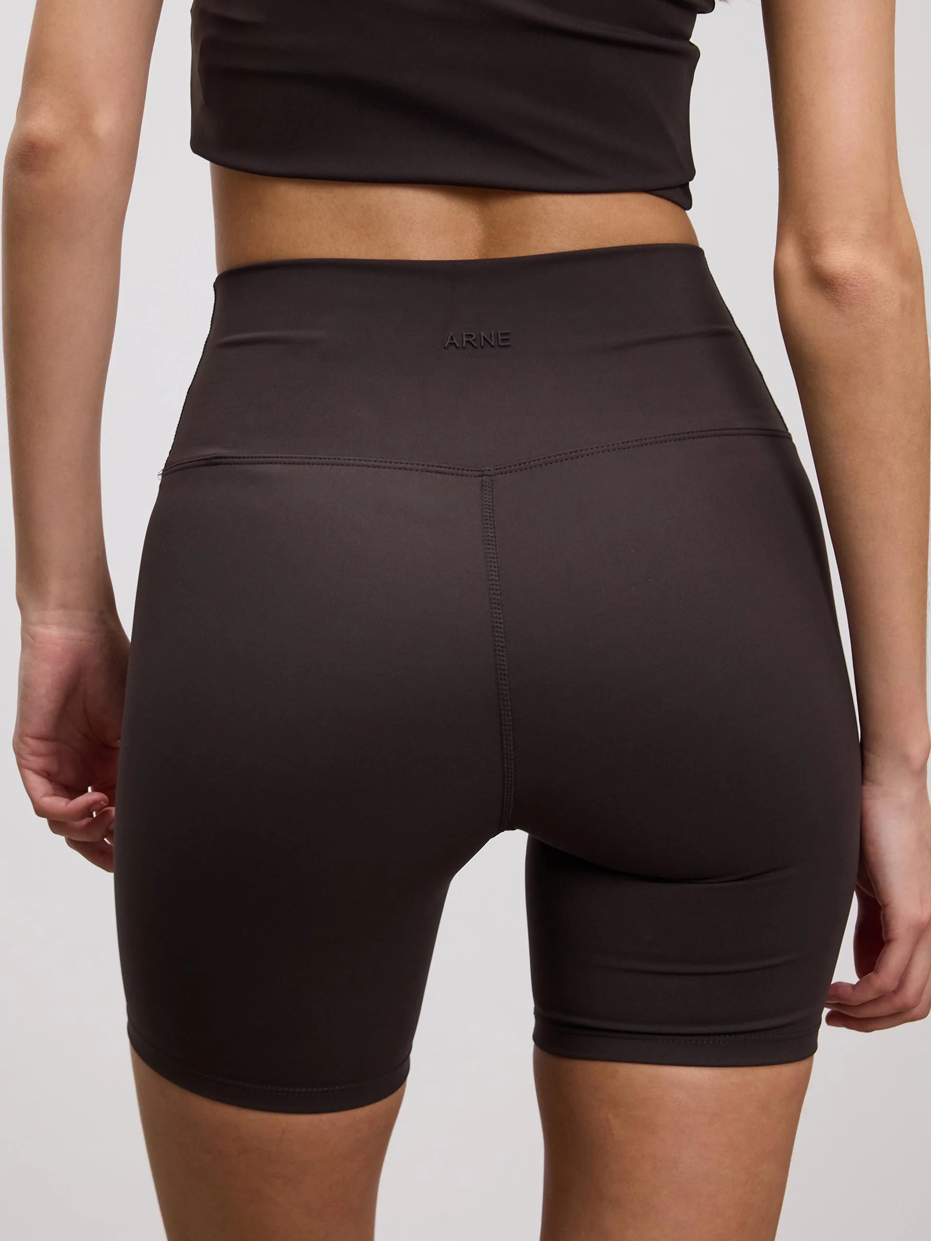 Womens Active Short in Brown - Image 6