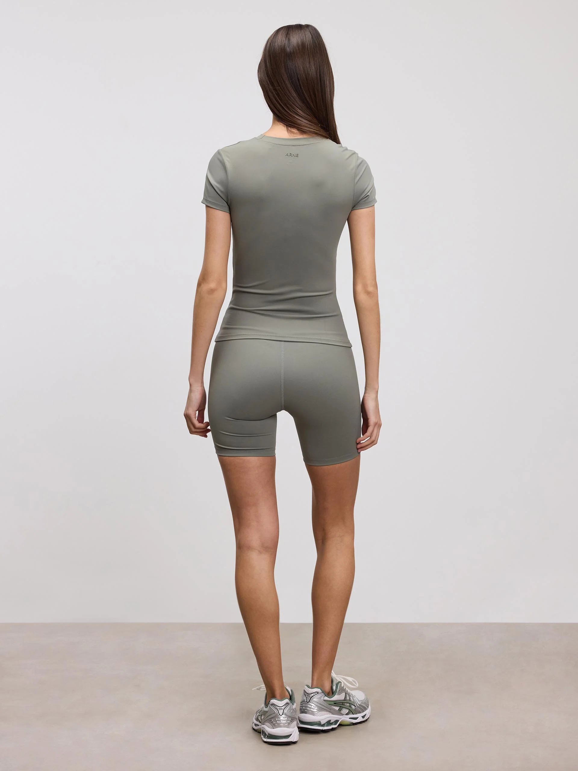 Womens Active Short in Sage - Image 4