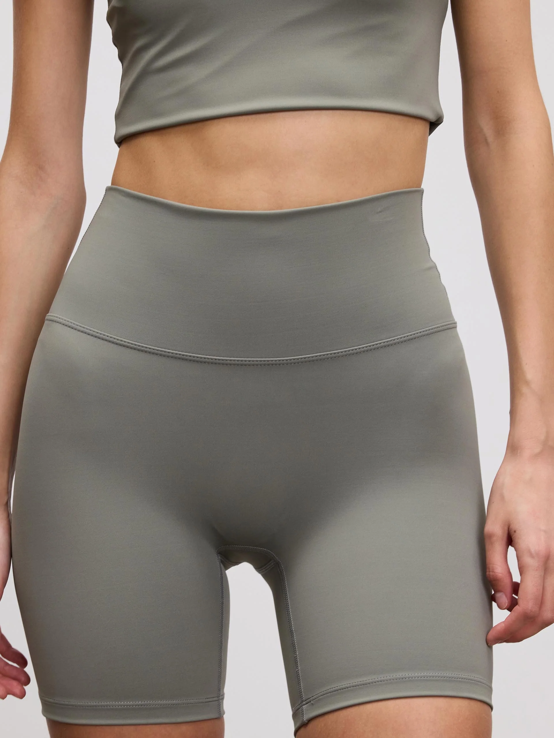 Womens Active Short in Sage - Image 6