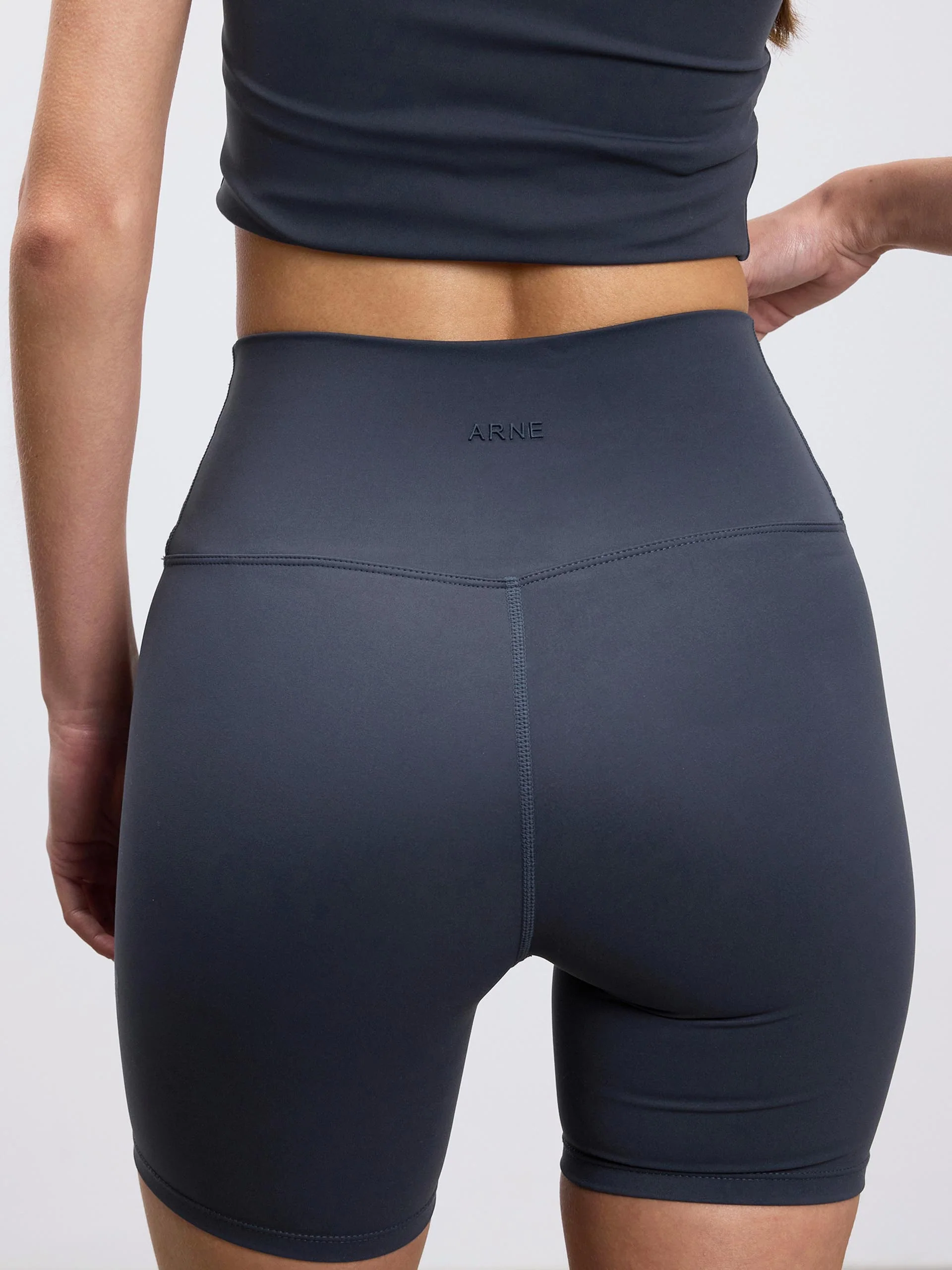 Womens Active Short in Slate Blue - Image 7