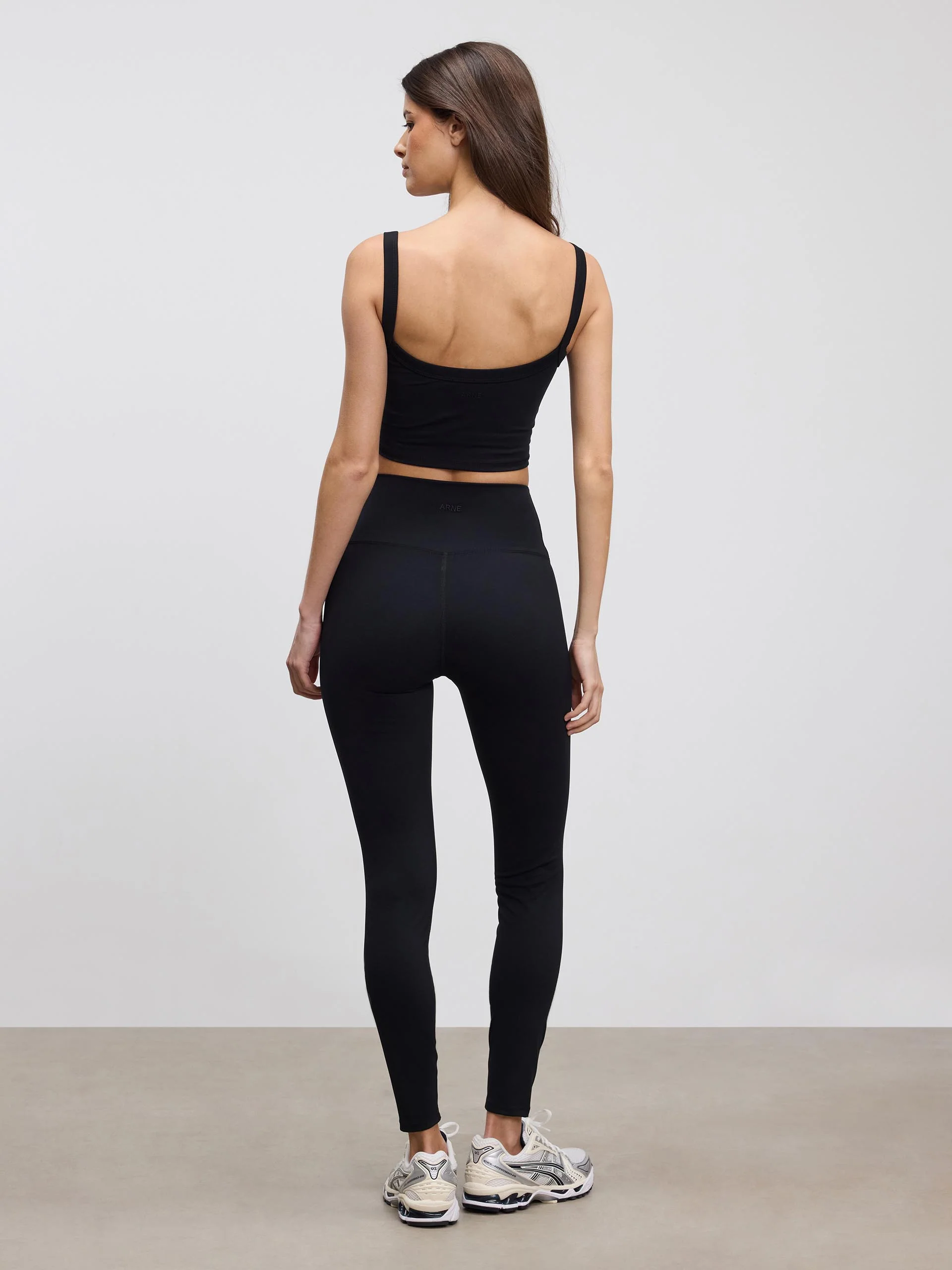Womens Active Sports Bra in Black - Image 4