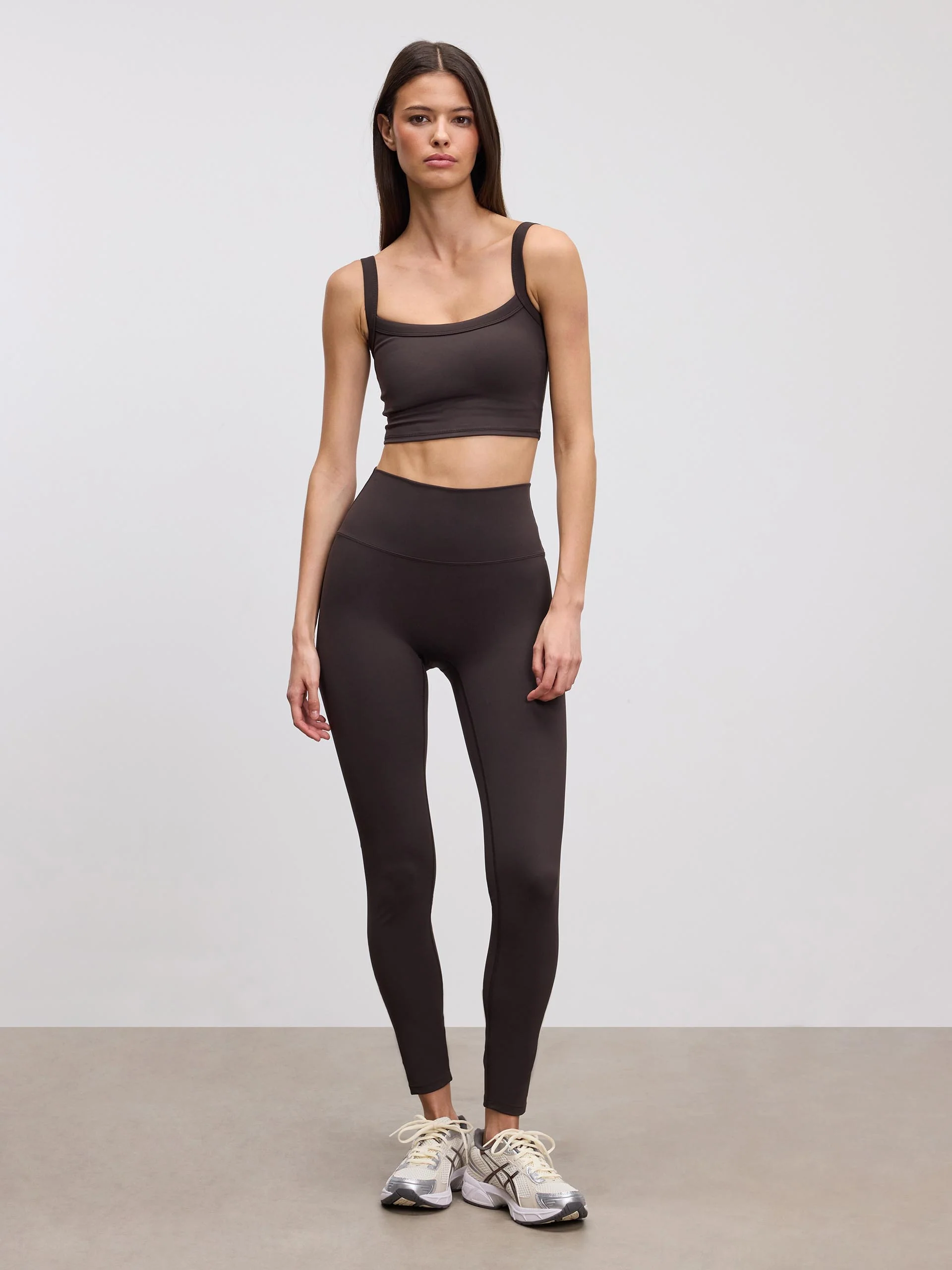Womens Active Sports Bra in Brown - Image 3