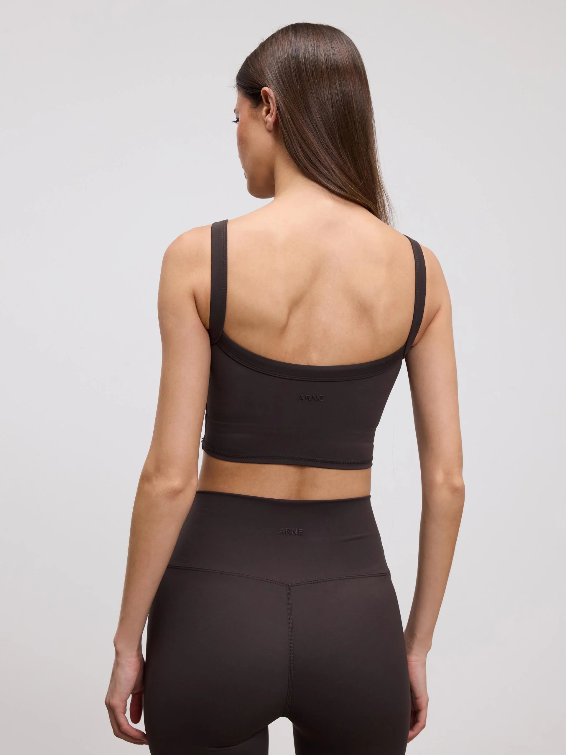 Womens Active Sports Bra in Brown - Image 5