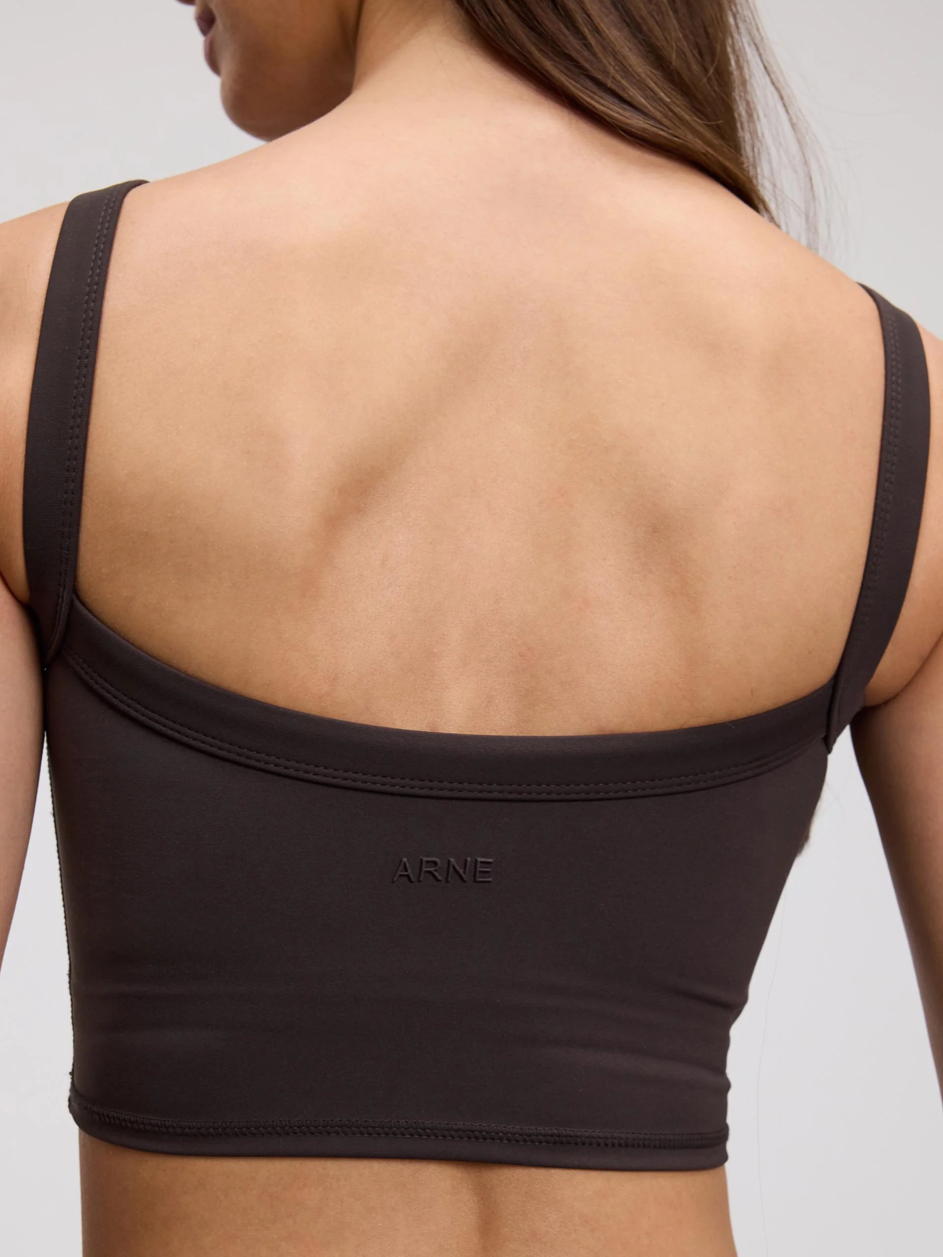 Womens Active Sports Bra in Brown - Image 6