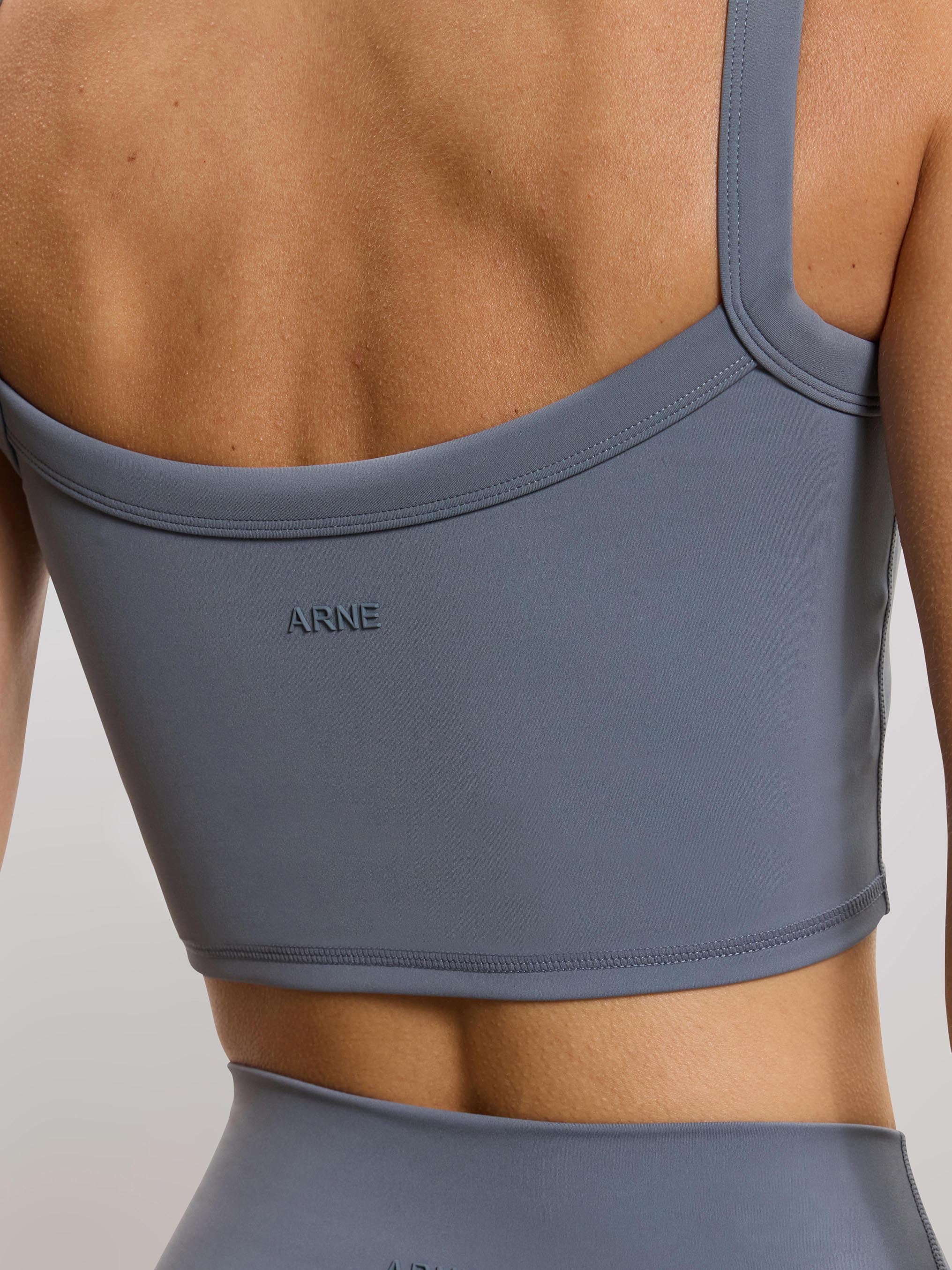 Womens Active Sports Bra in Dove Blue - Image 5