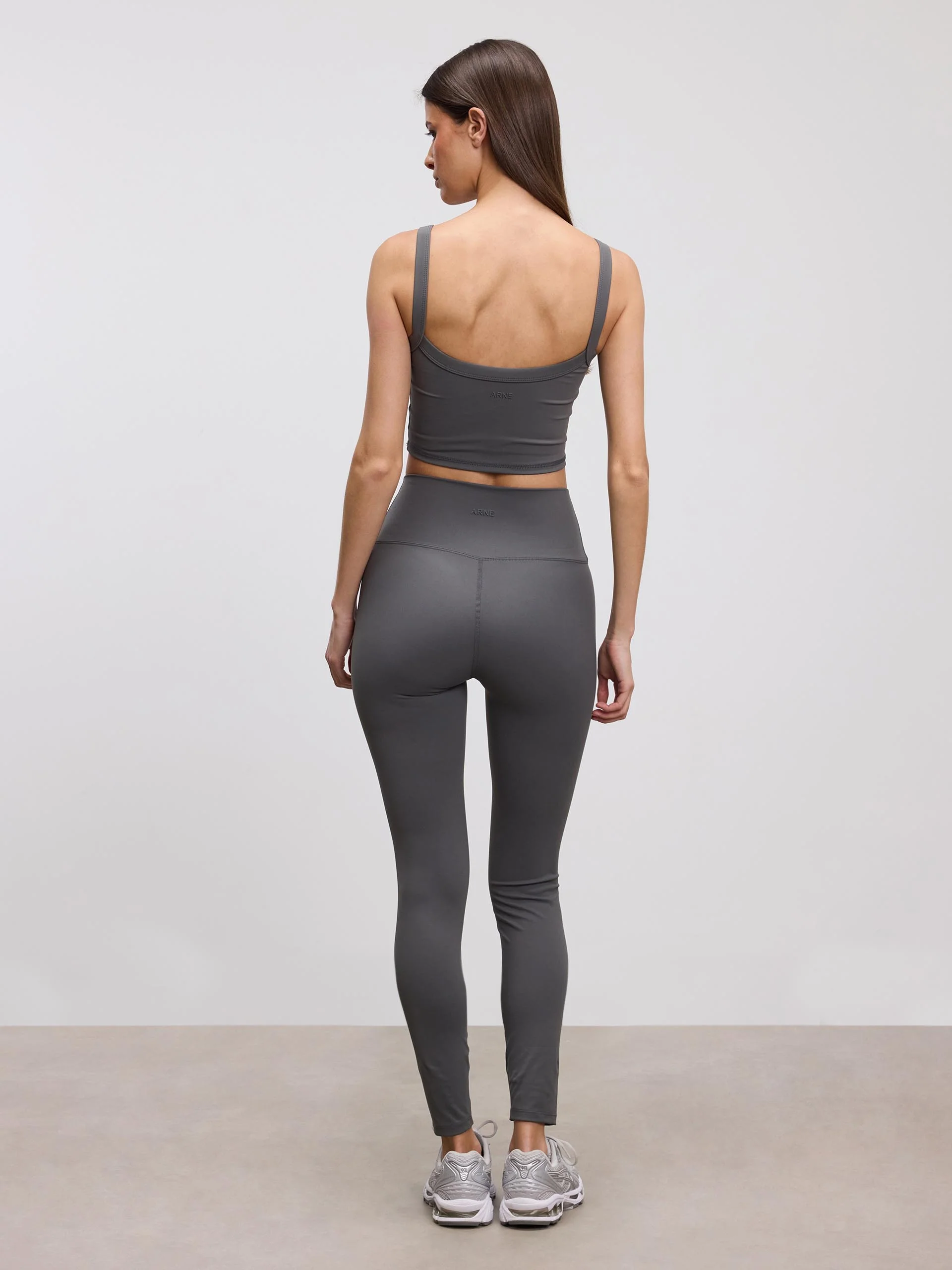 Womens Active Sports Bra in Grey - Image 4