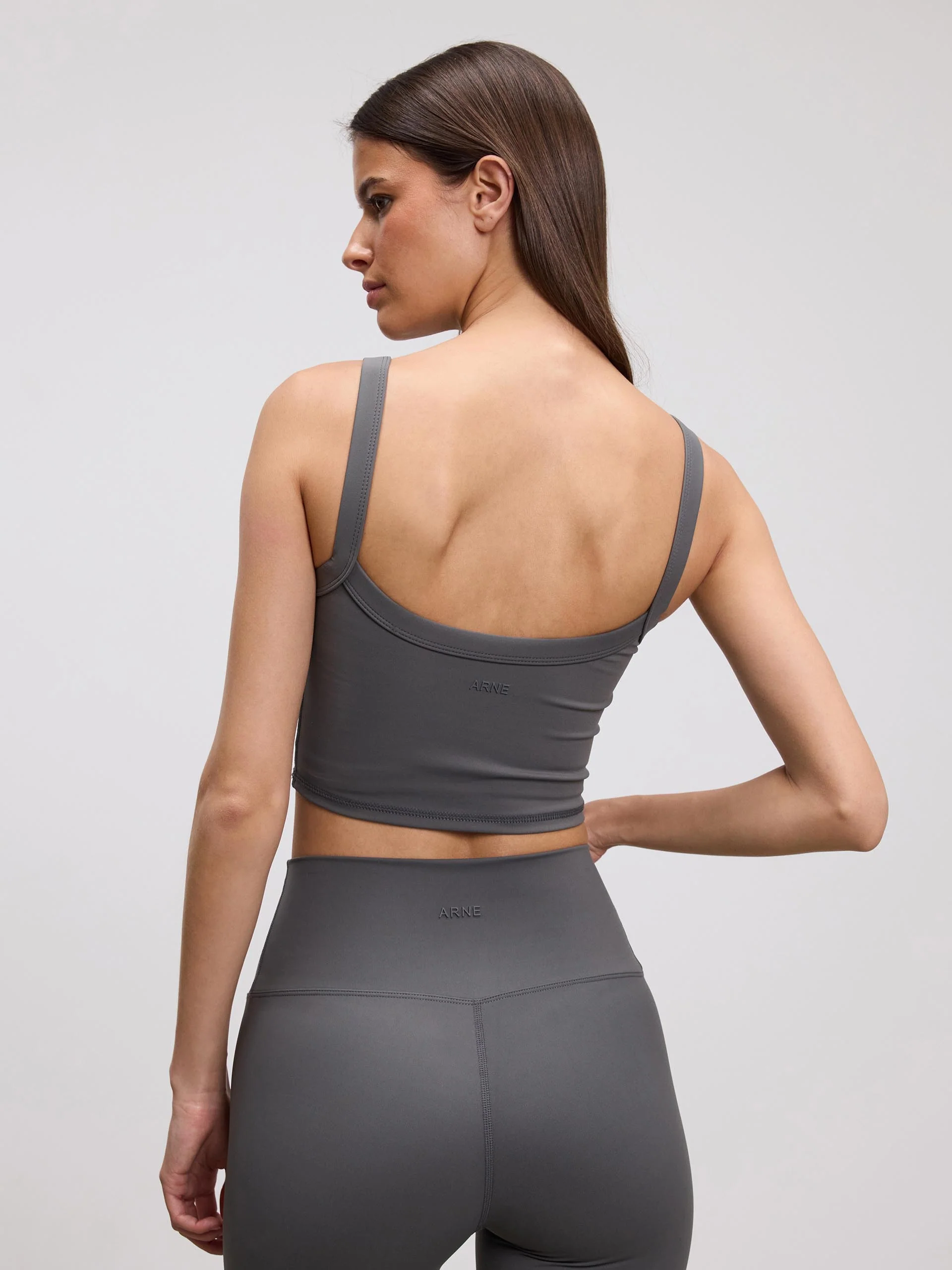 Womens Active Sports Bra in Grey - Image 6