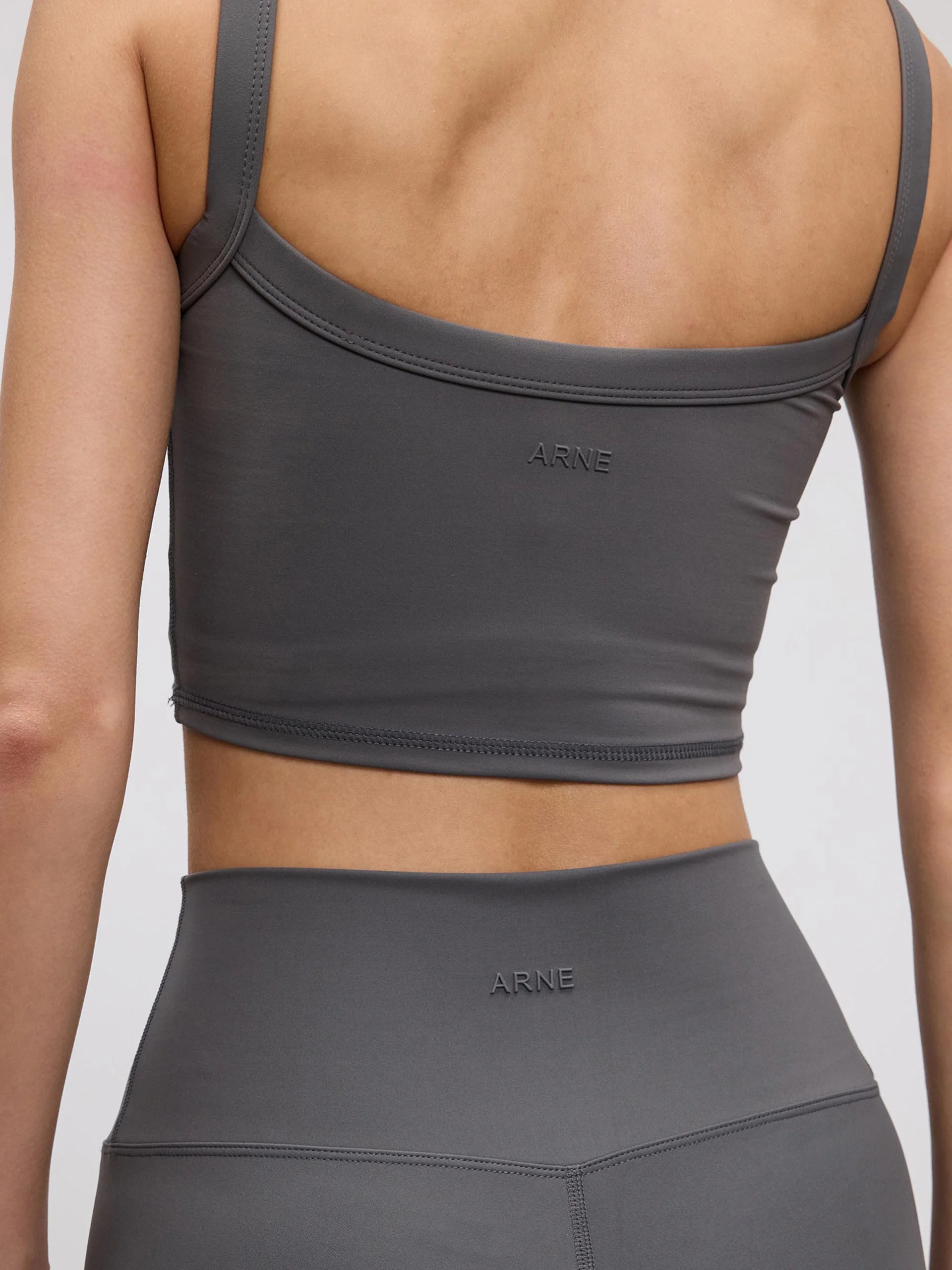 Womens Active Sports Bra in Grey - Image 7