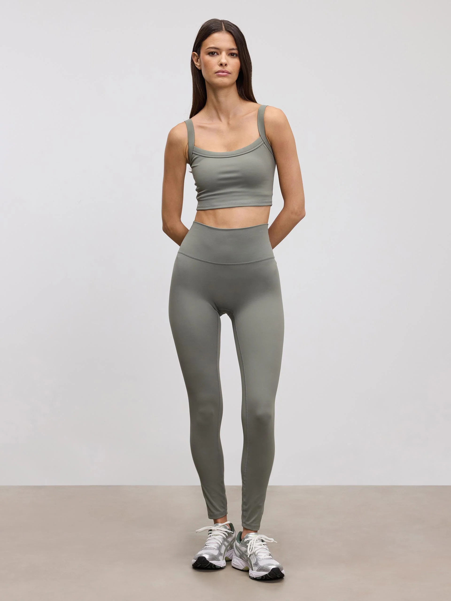 Womens Active Sports Bra in Sage - Image 3
