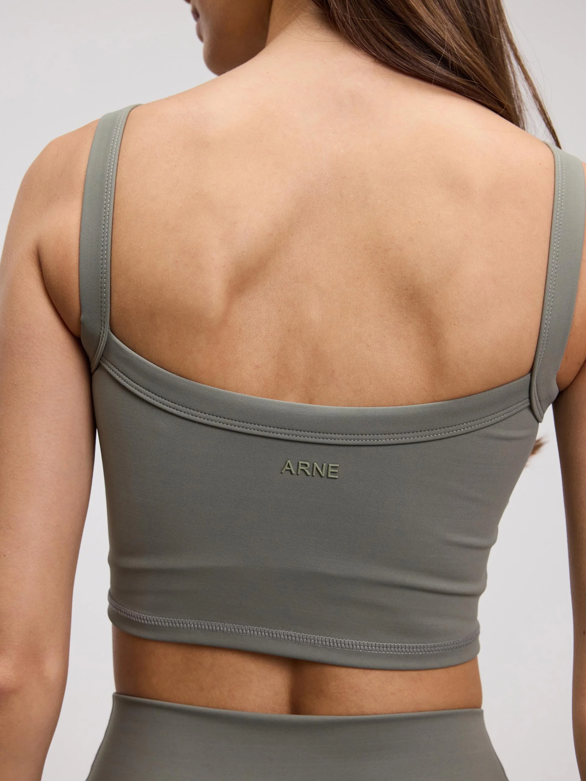 Womens Active Sports Bra in Sage - Image 7