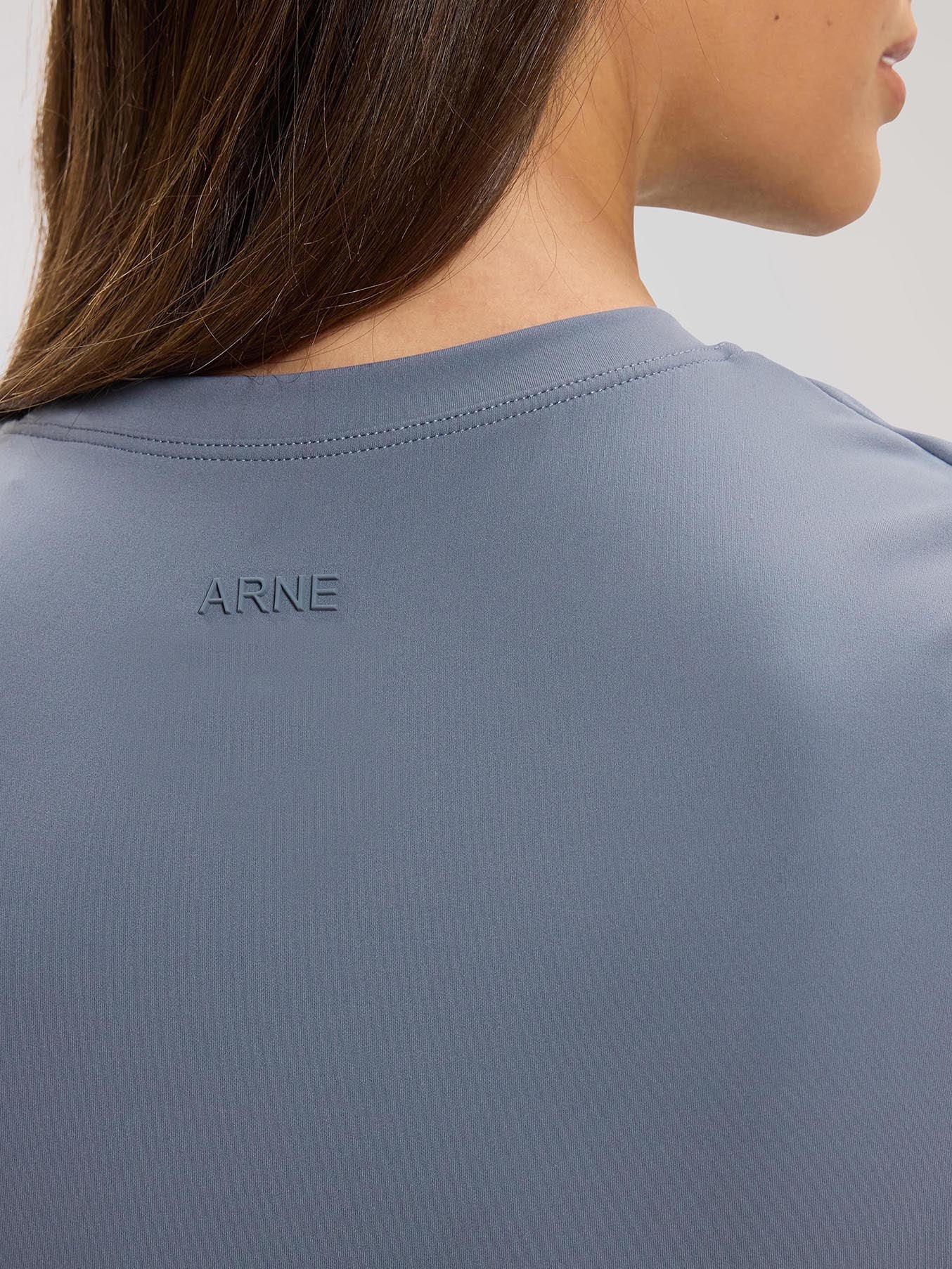 Womens Active T-Shirt in Dove Blue - Image 4
