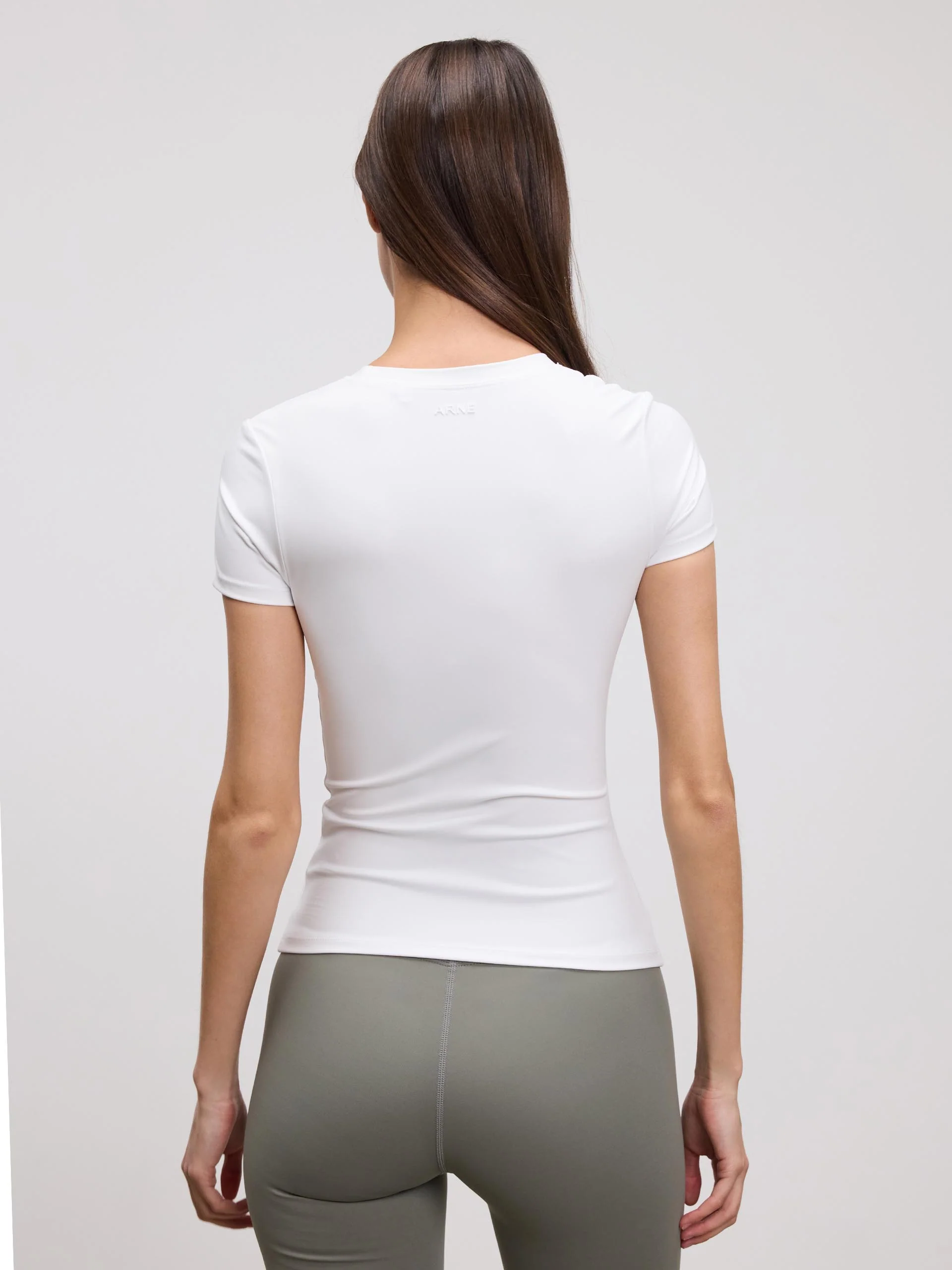 Womens Active T-Shirt in White - Image 4
