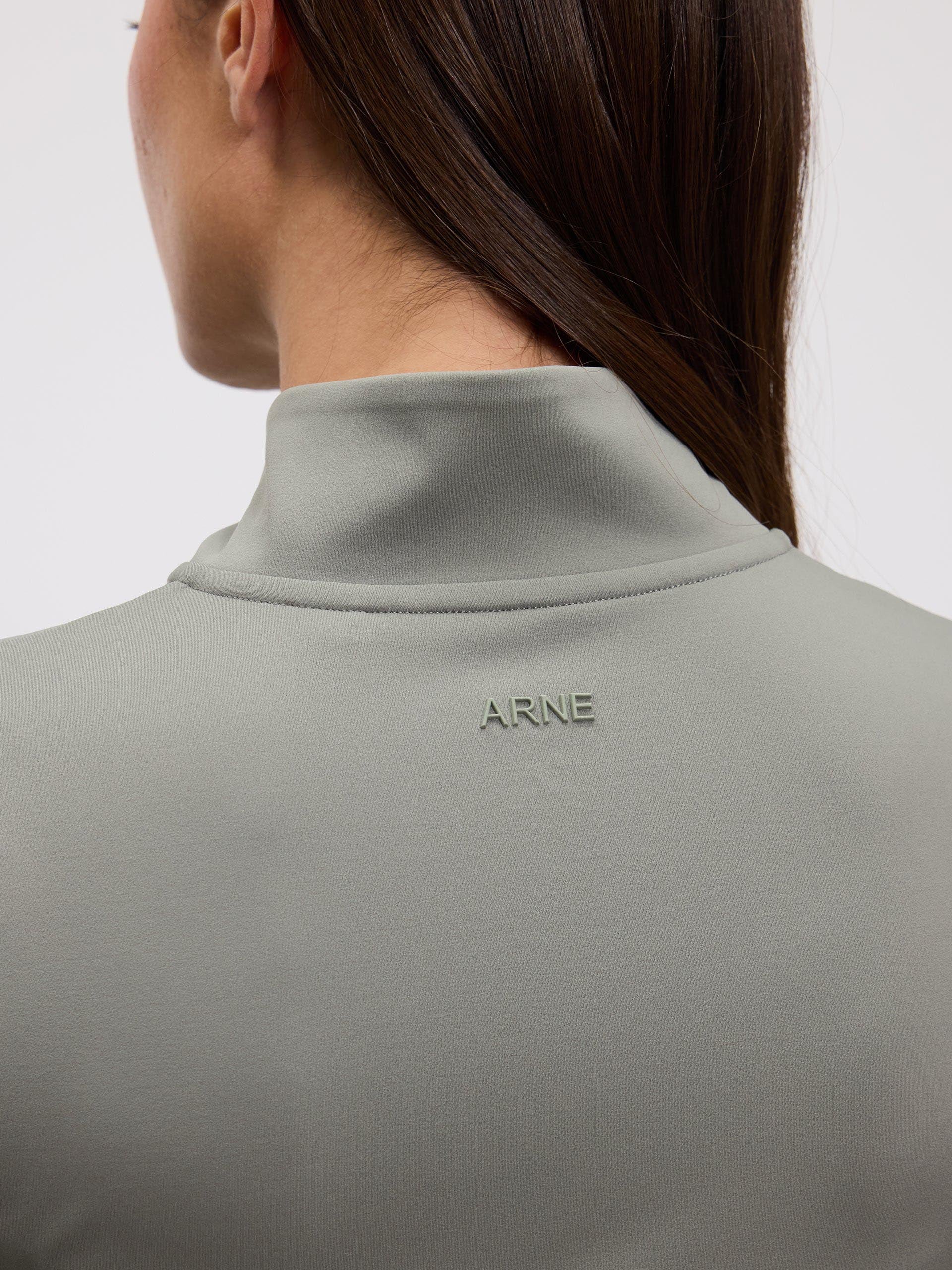 Womens Active Zip Through Jacket in Sage - Image 6