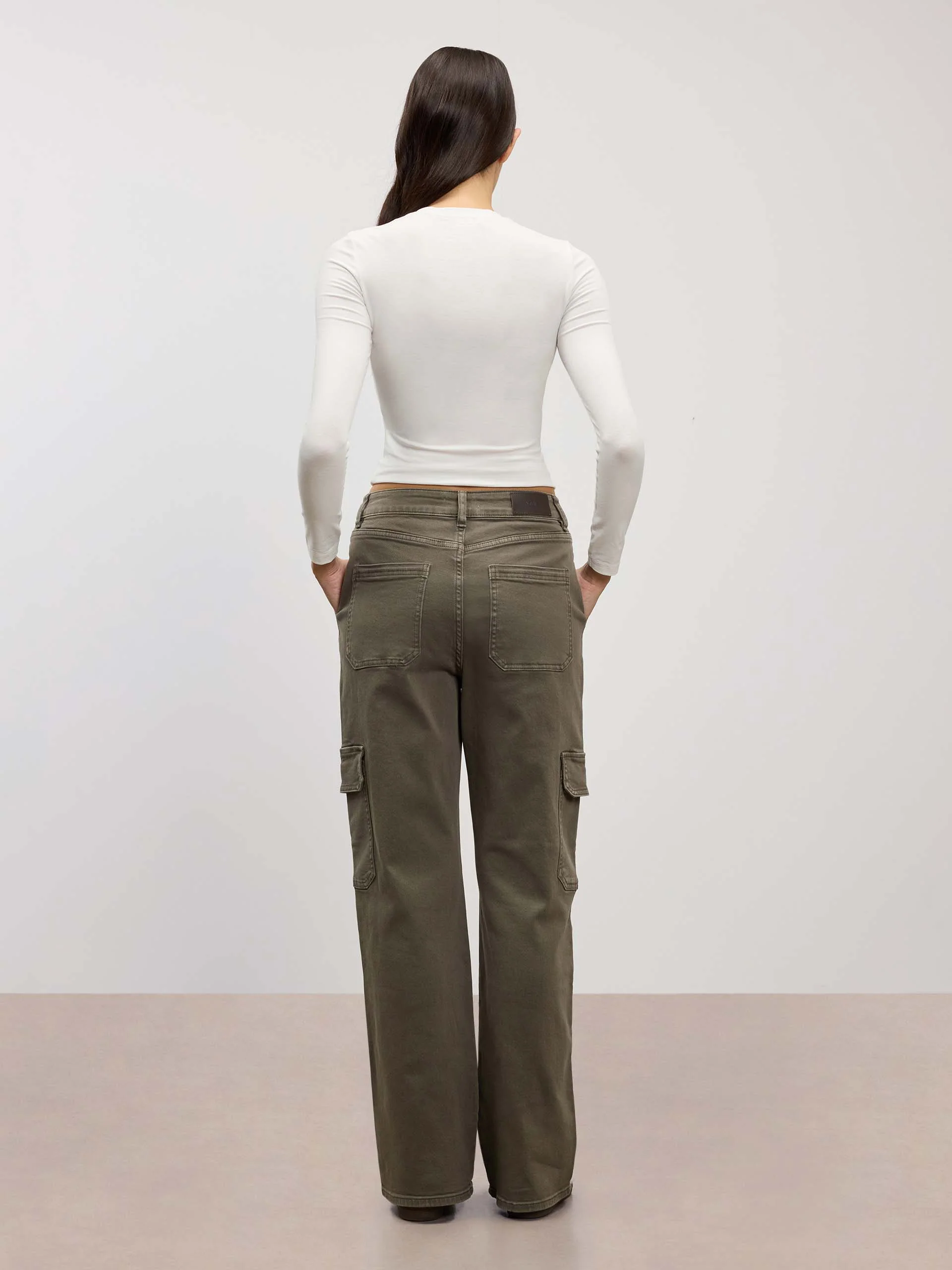 Womens Carpenter Pant in Dark Olive - Image 6