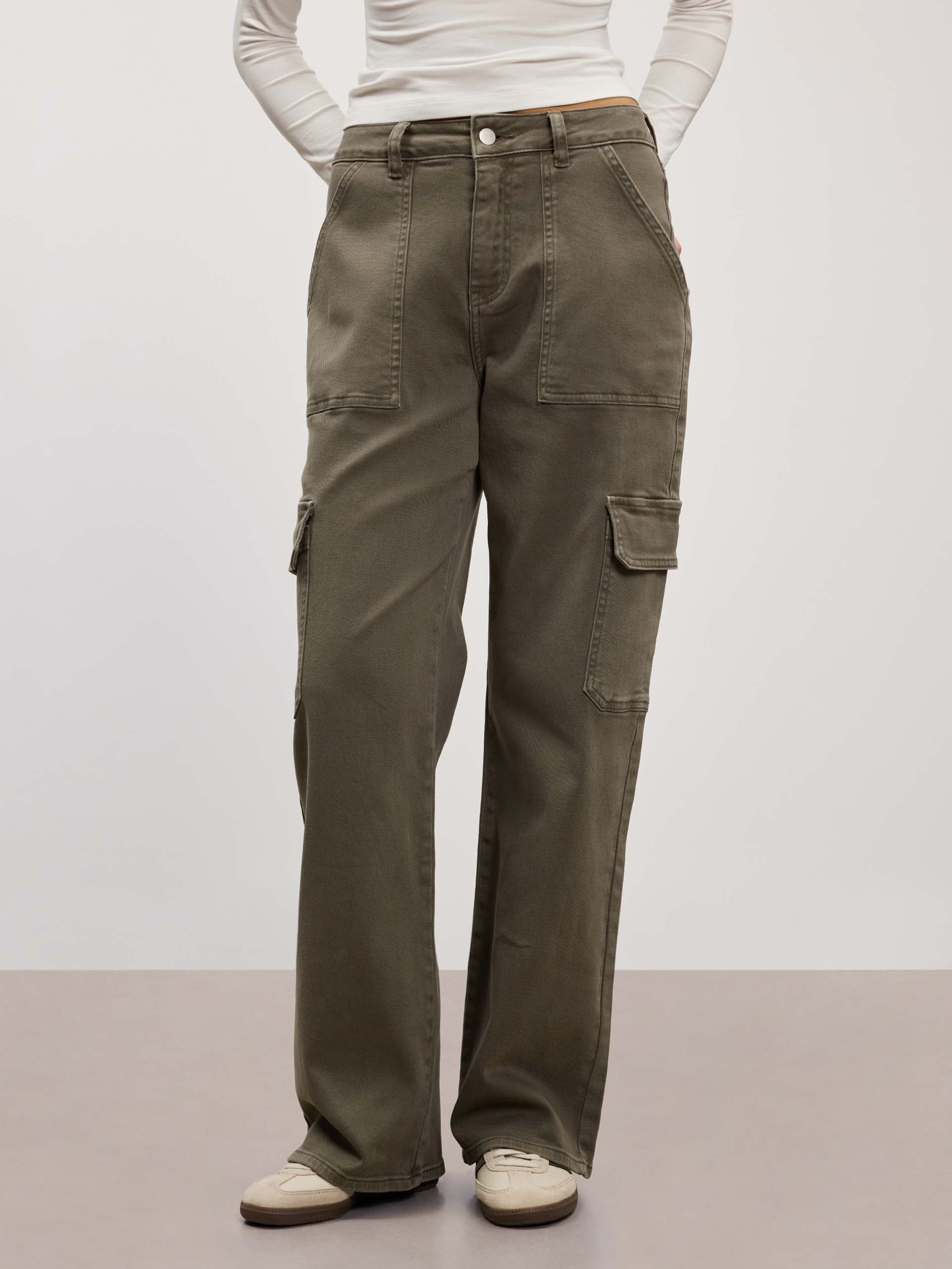 Womens Carpenter Pant in Dark Olive - Image 7