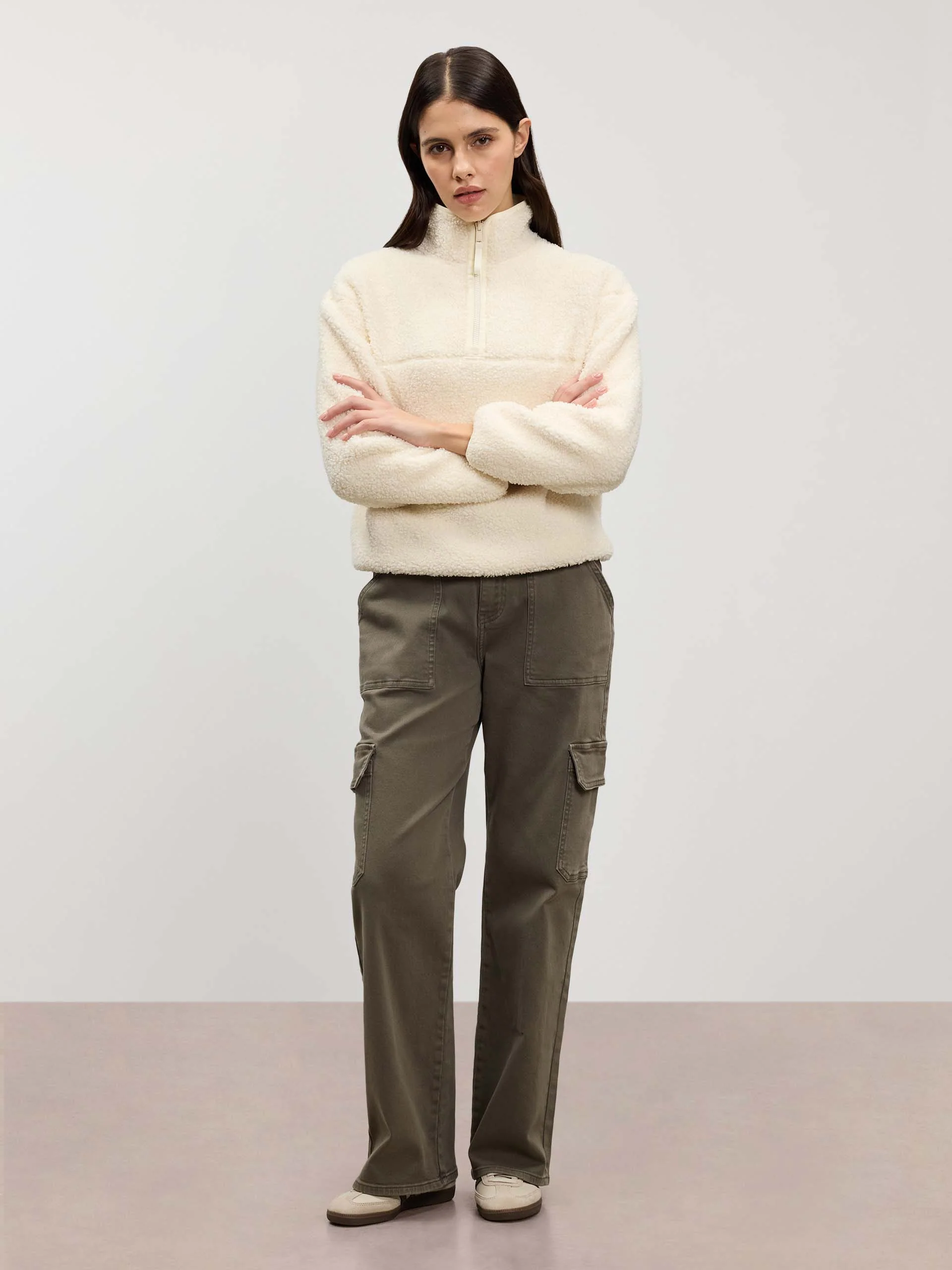 Womens Carpenter Pant in Dark Olive - Image 9