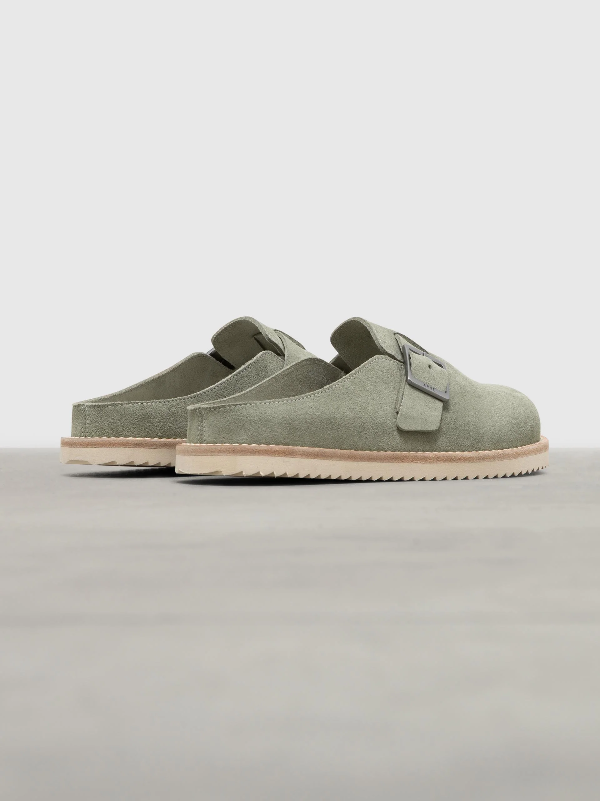 Womens Mule in Olive - Image 3