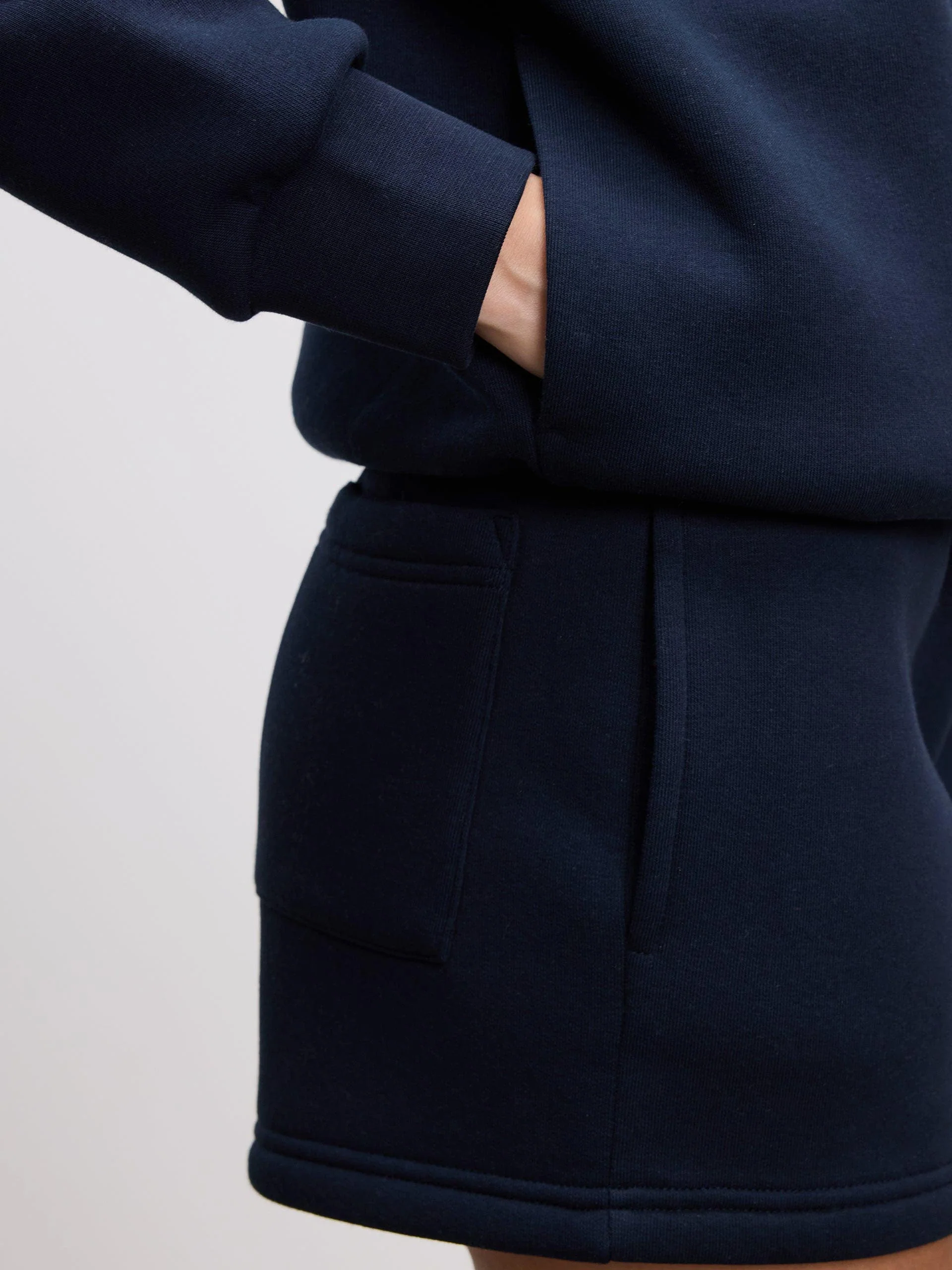 Womens Neoprene Half Zip in Navy - Image 7