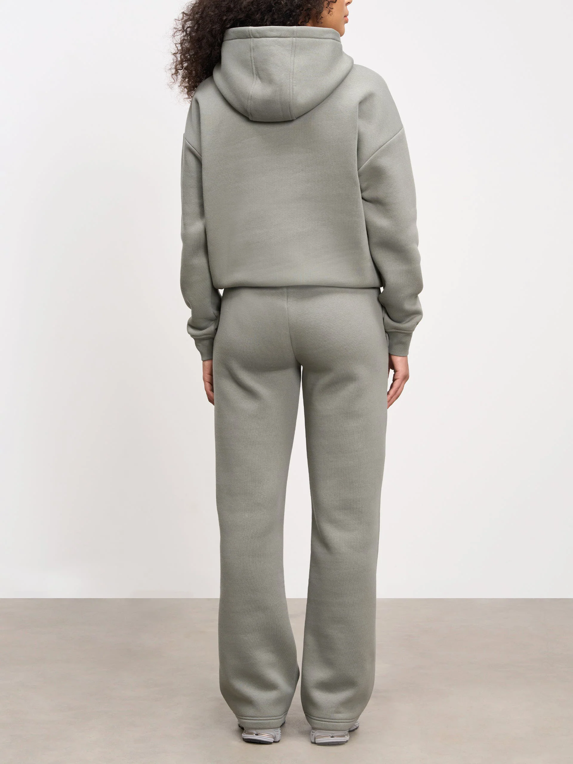 Womens Neoprene Hoodie in Sage - Image 4