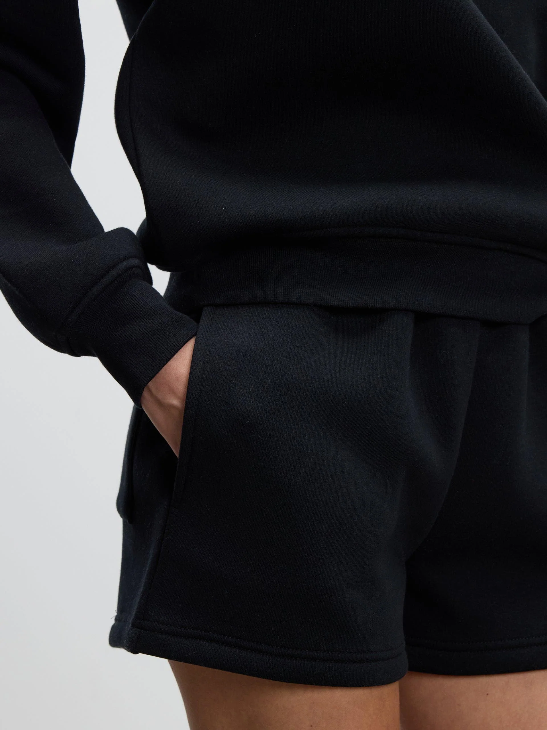 Womens Neoprene Long Sleeve Polo Shirt in Black - Image 8