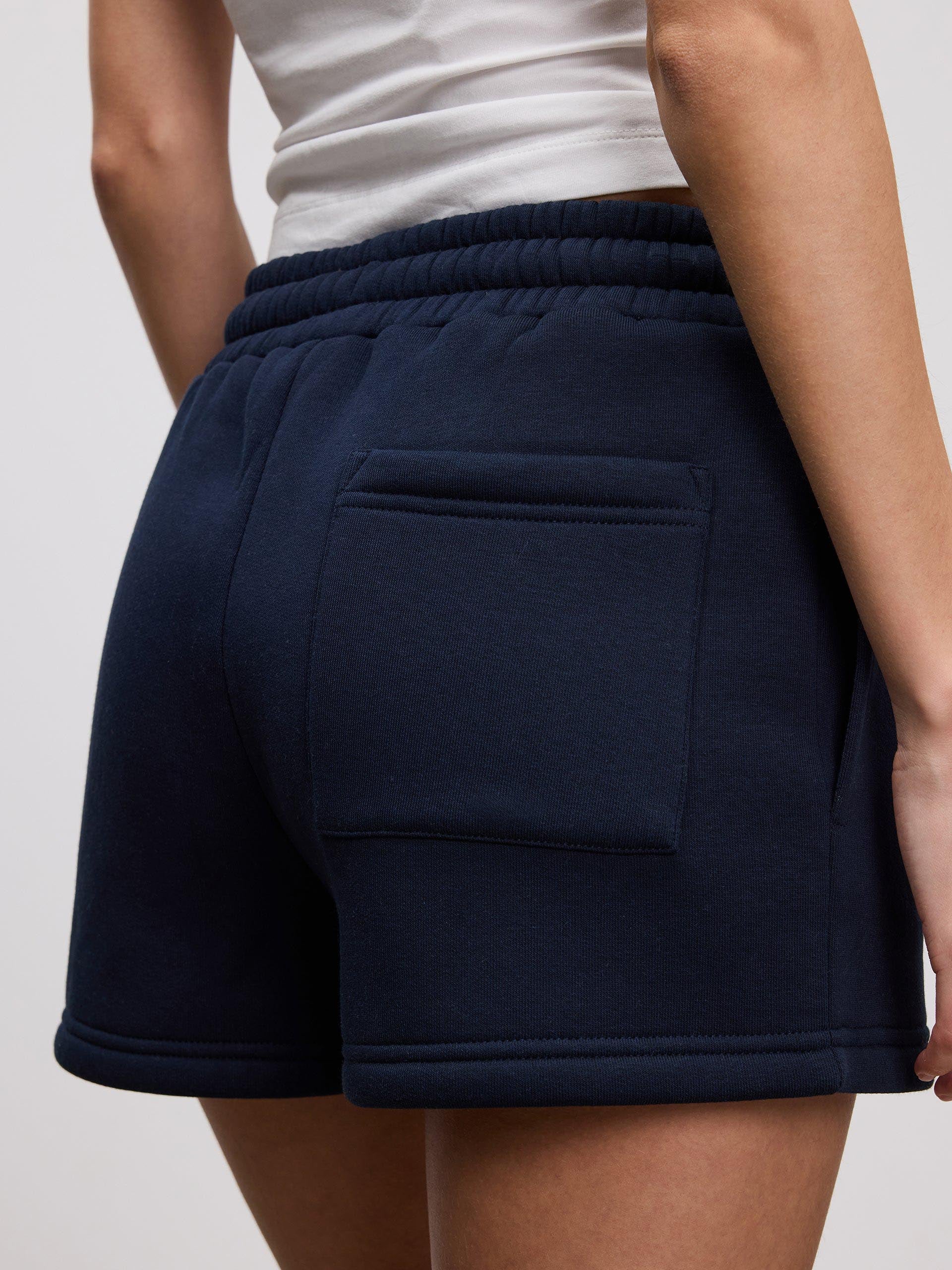 Womens Neoprene Short in Navy - Image 4