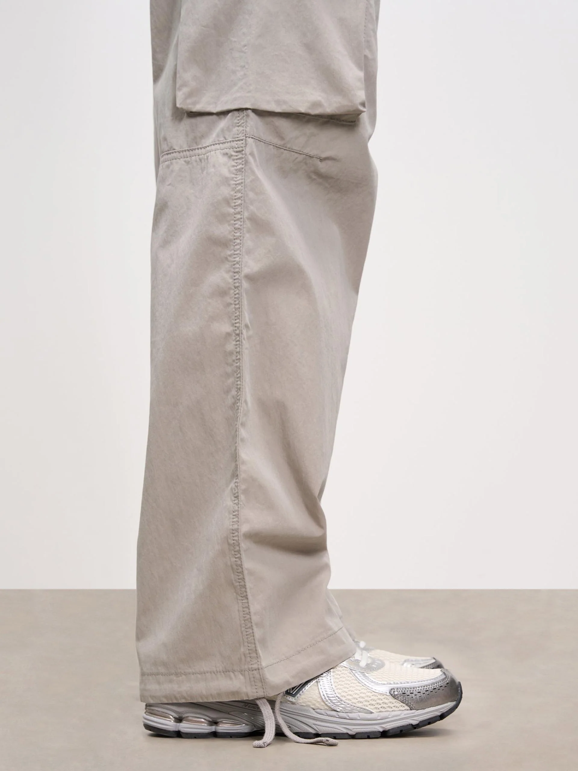 Womens Parachute Cargo Pant in Stone - Image 6