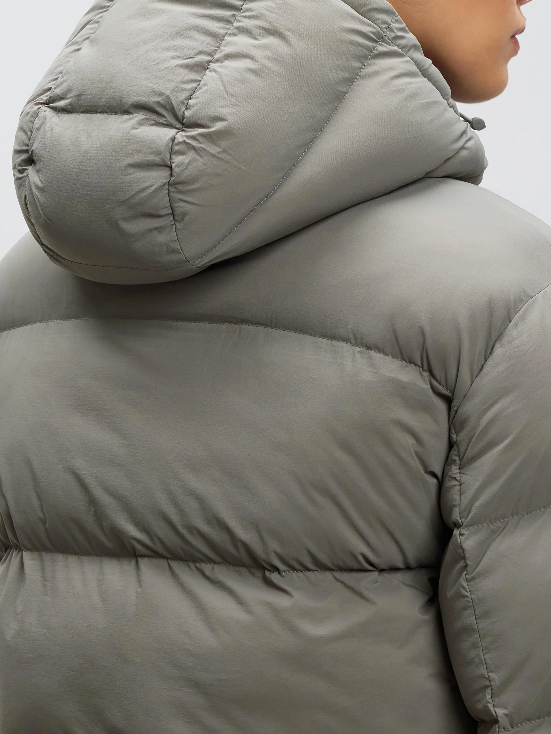 Womens Puffer Jacket in Sage - Image 6