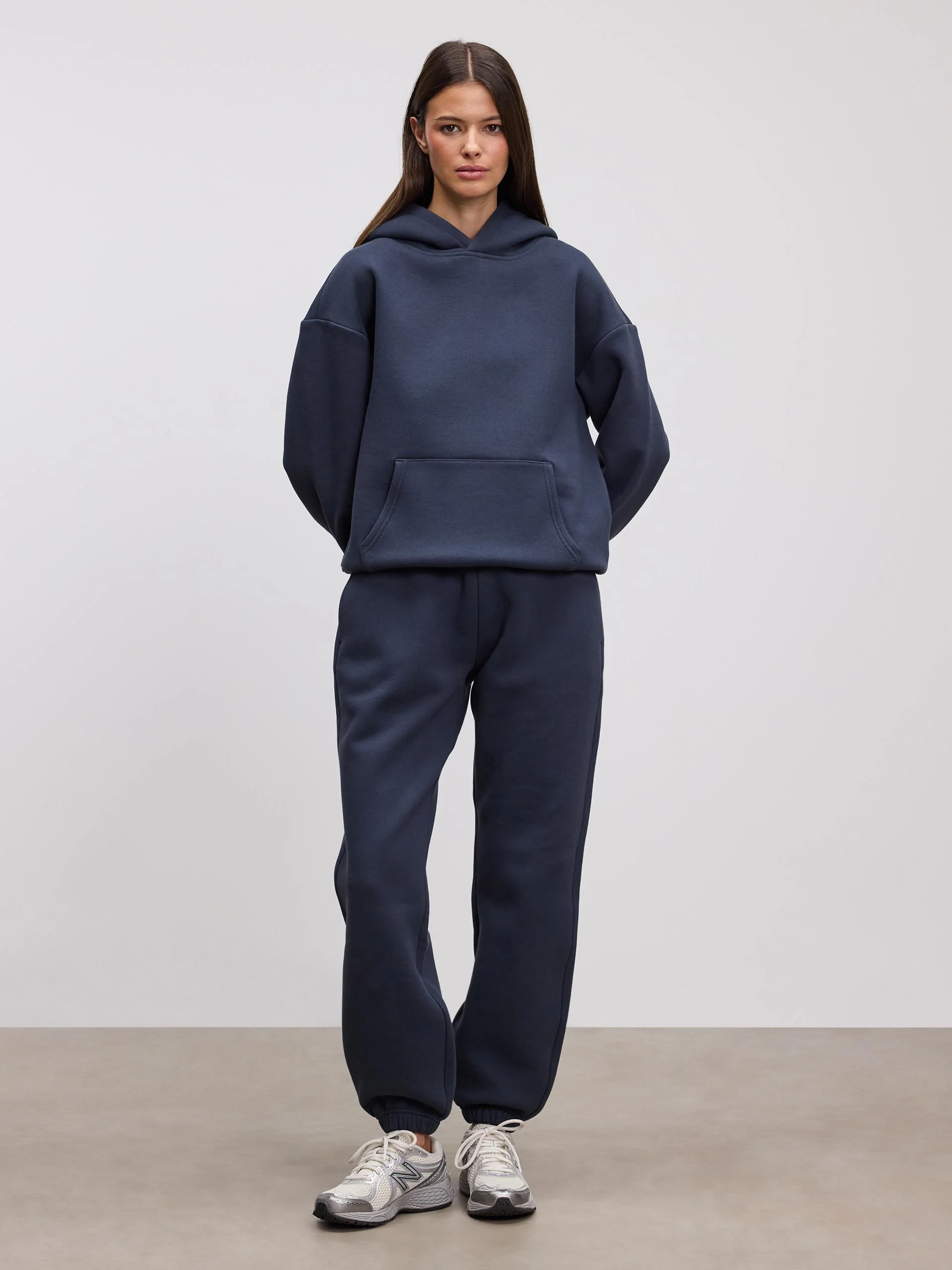 Womens Relaxed Cuffed Jogger in Slate Blue - Image 2