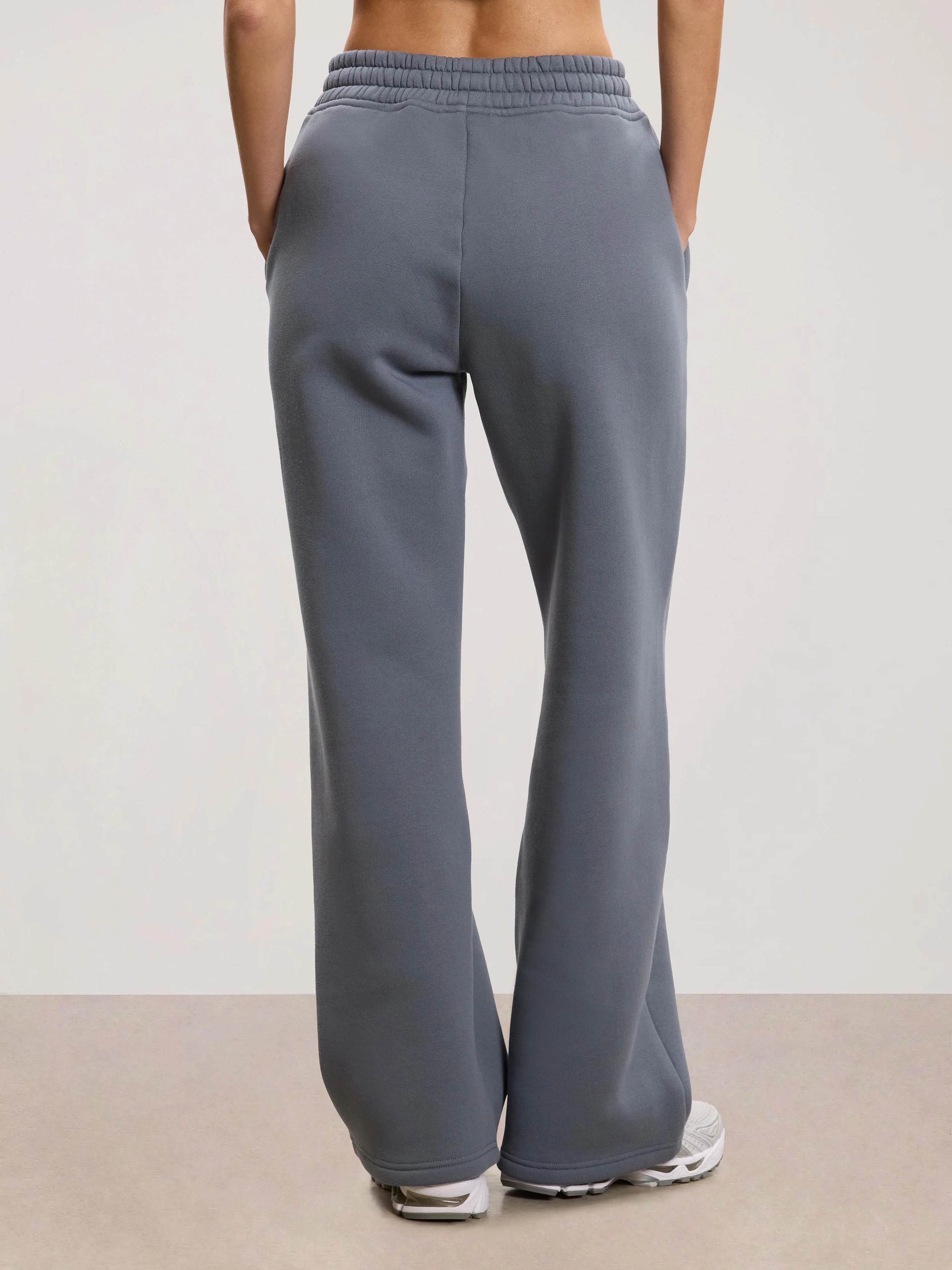 Womens Relaxed Straight Leg Jogger in Dove Blue - Image 4