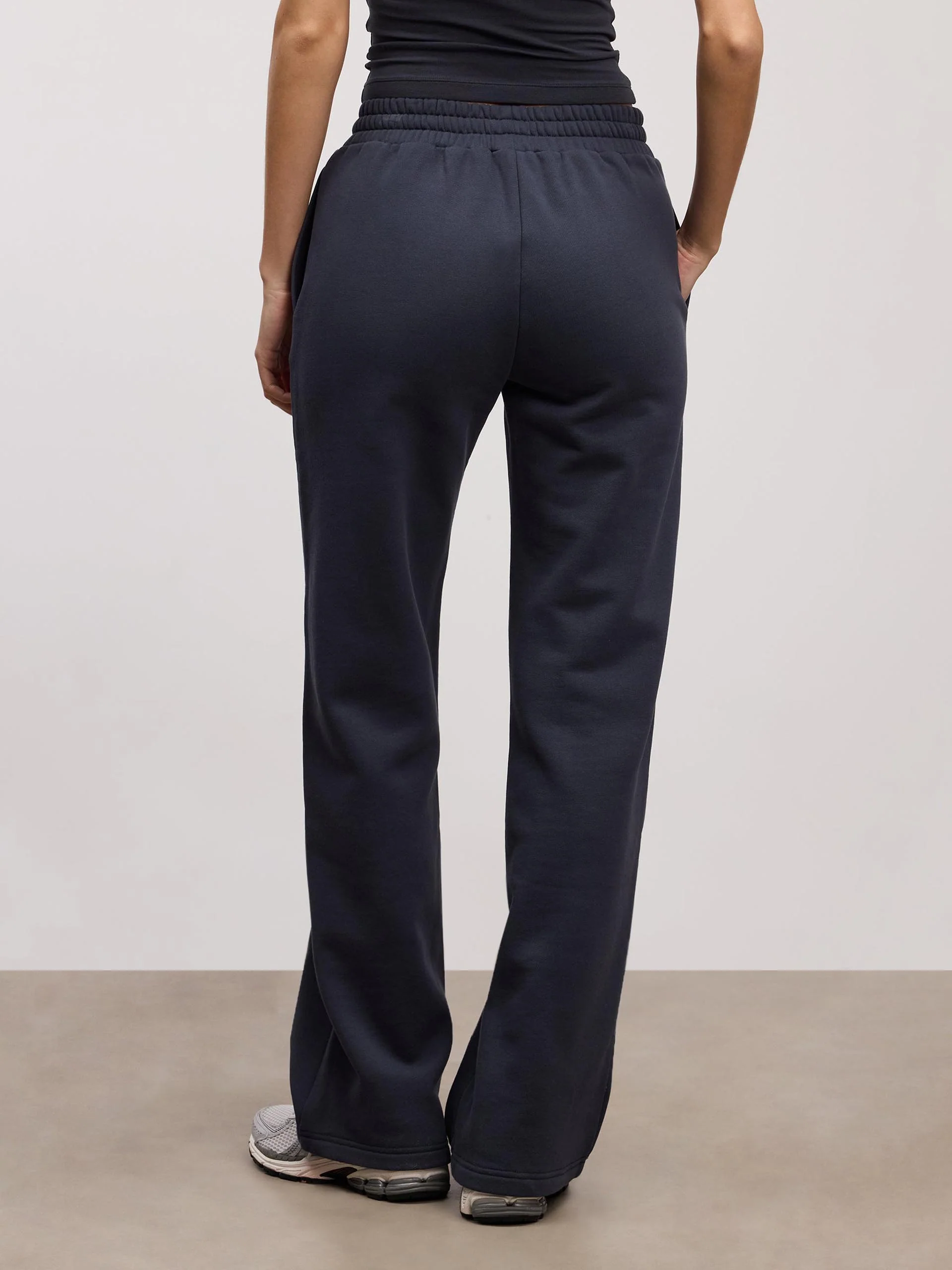 Womens Relaxed Straight Leg Jogger in Slate Blue - Image 5