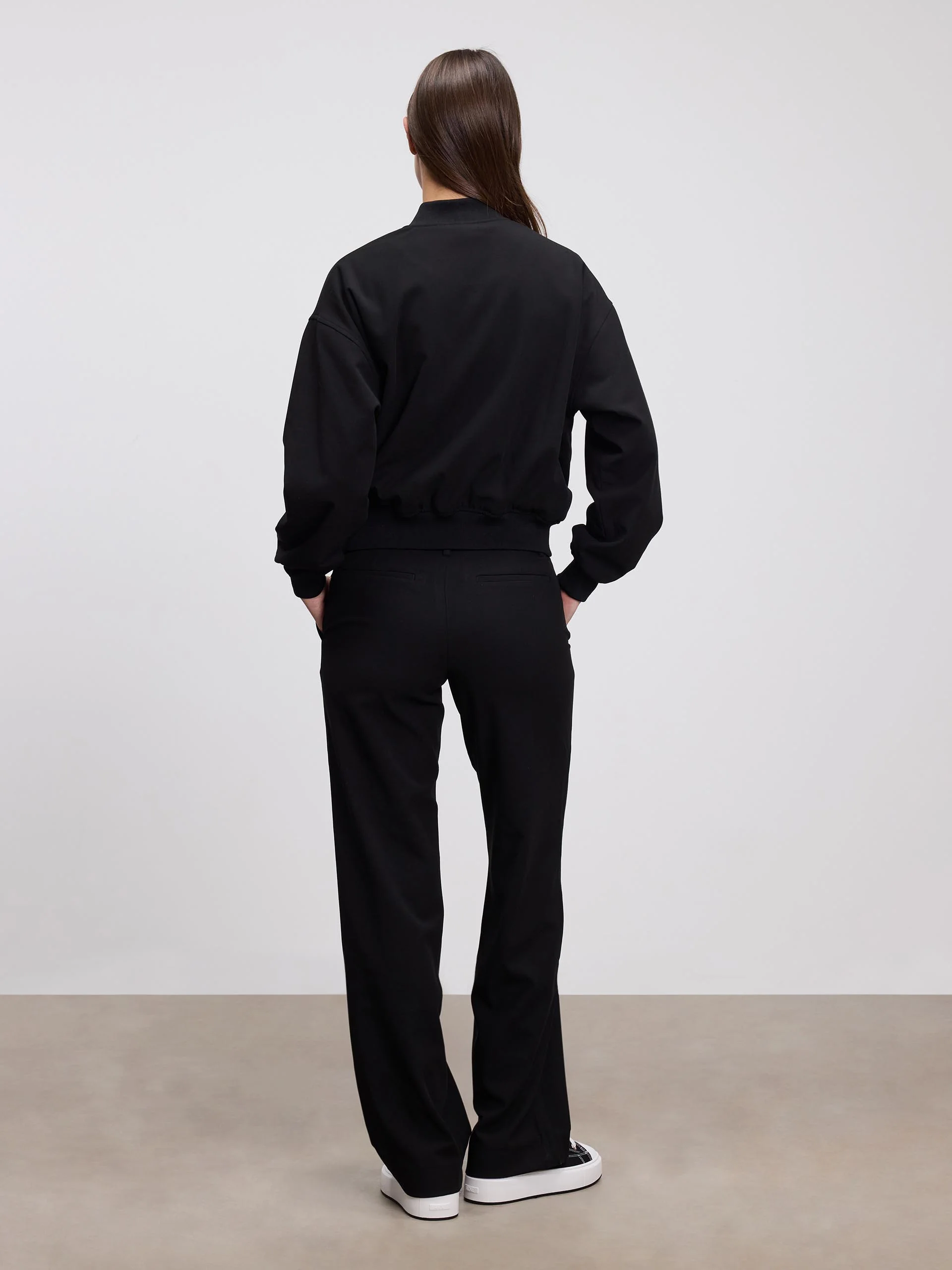 Womens Smart Tailored Trouser in Black - Image 4