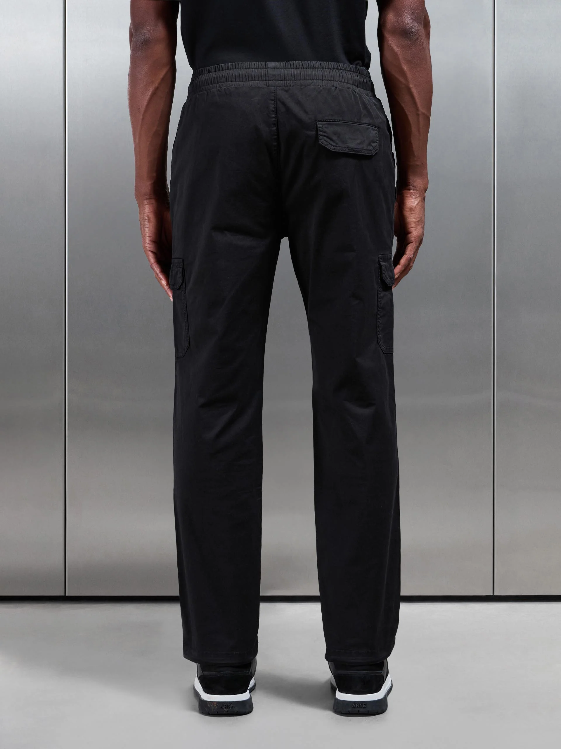 Worker Cargo Pant in Black - Image 3