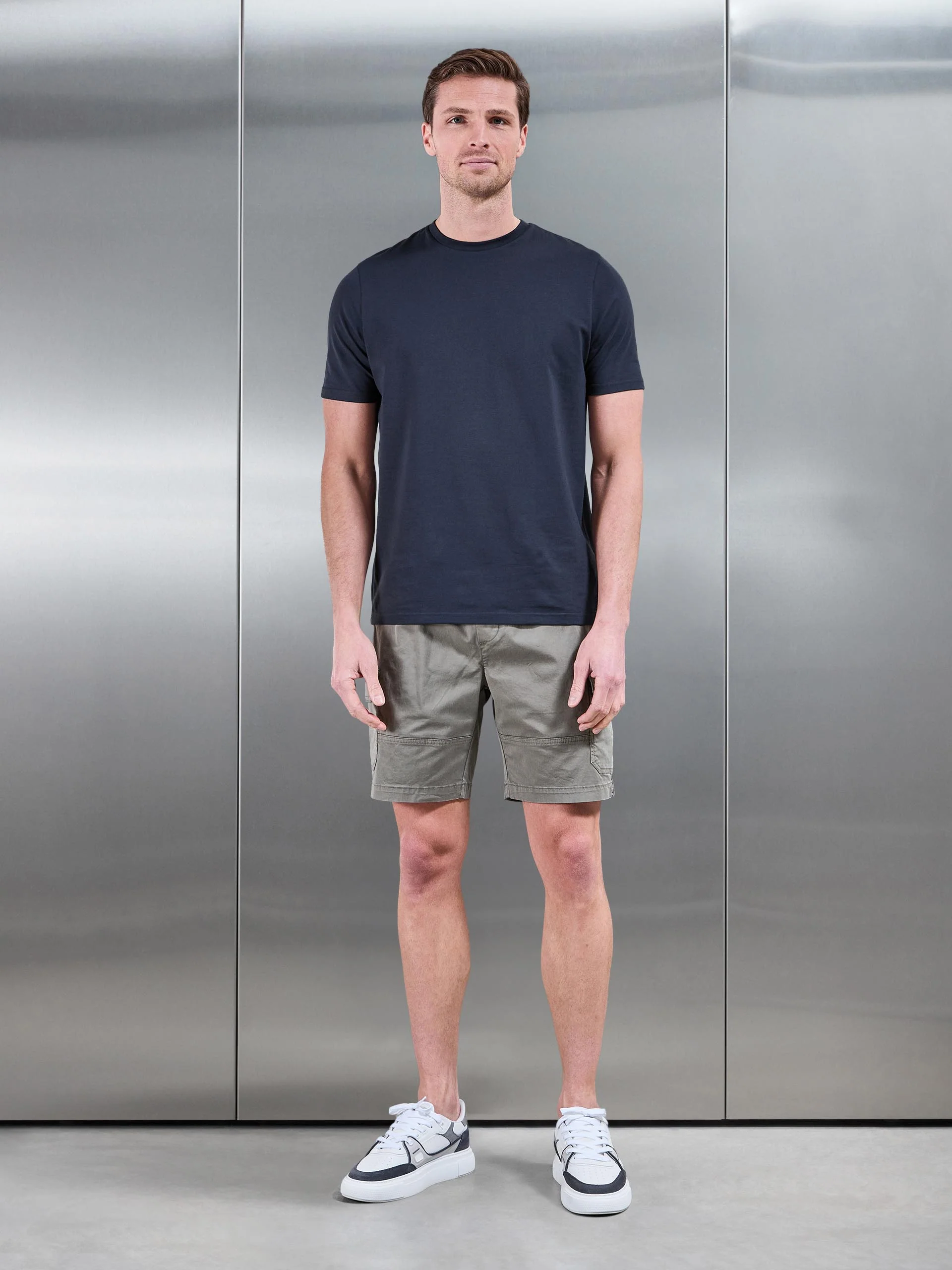 Worker Cargo Short in Olive - Image 2
